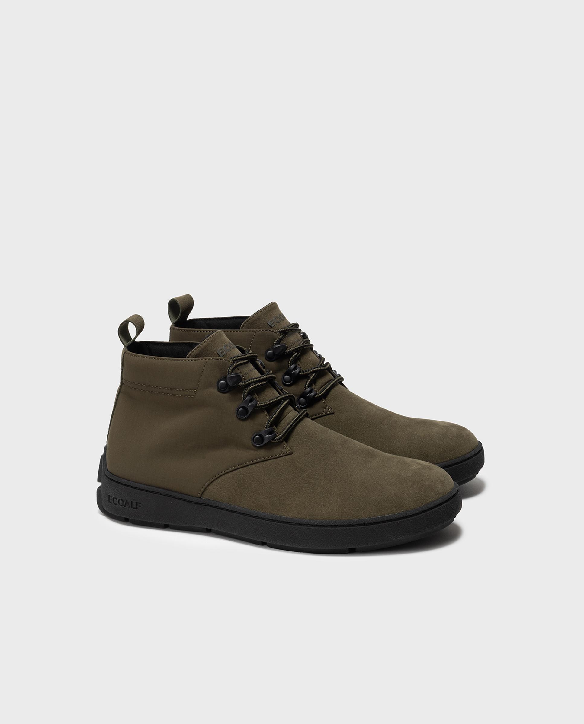 Botas de hombre bierzo con doble cordón - Ecoalf - Kaki Kaki-2