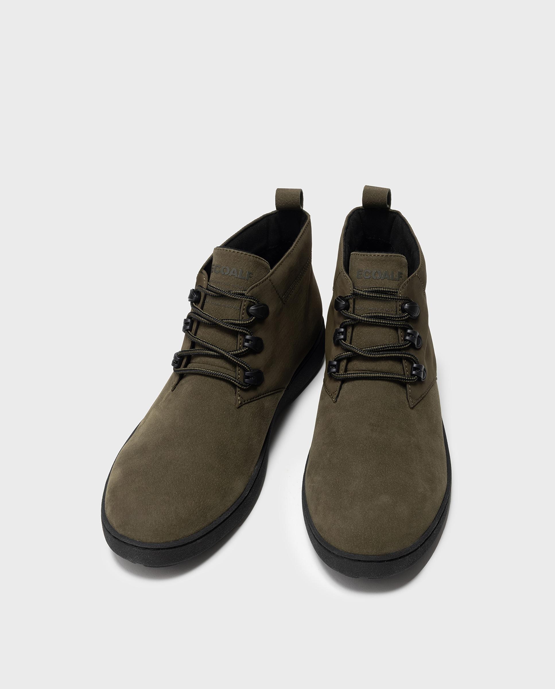 Botas de hombre bierzo con doble cordón - Ecoalf - Kaki Kaki-4