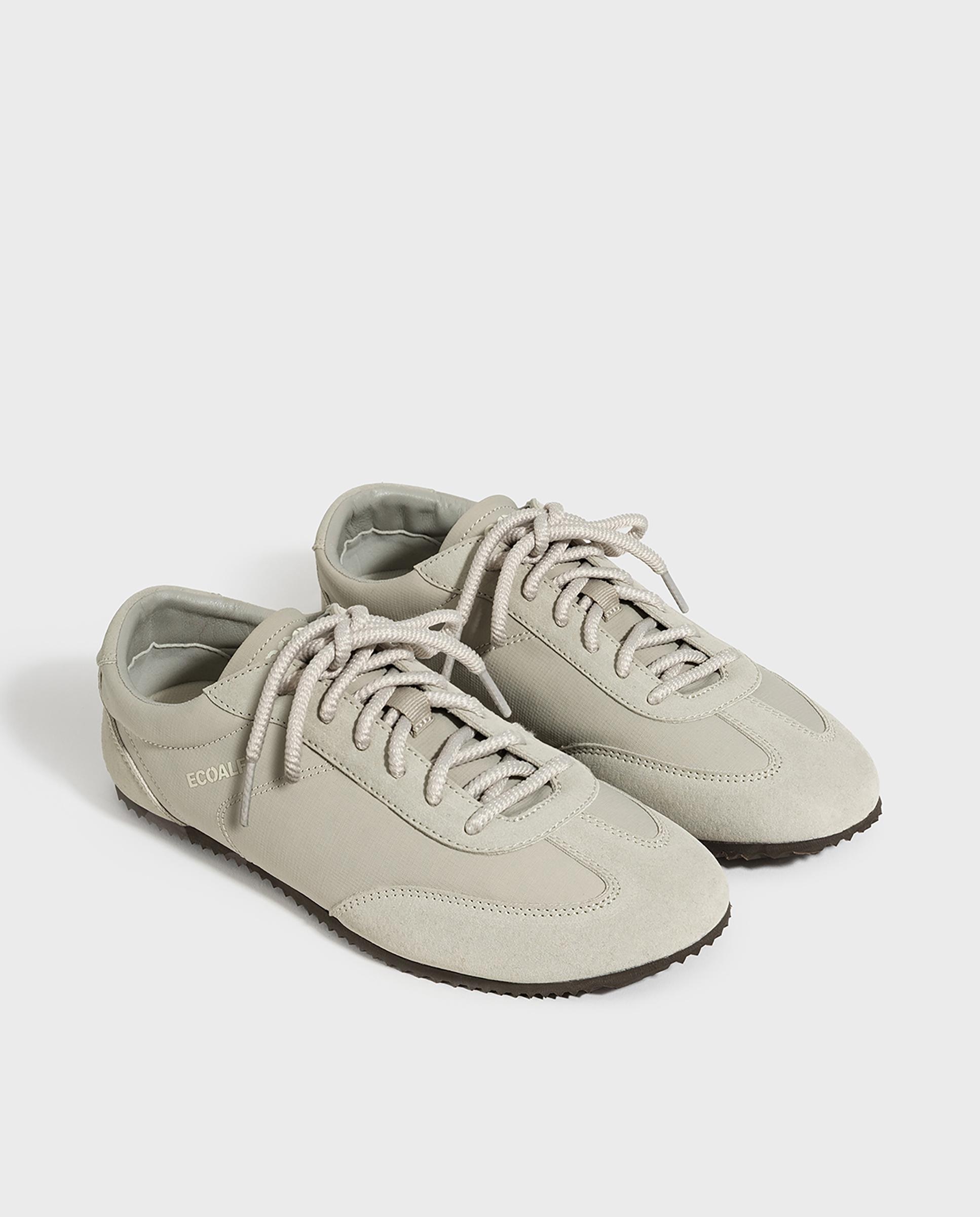 Deportivo, cordones, textil,pg,dallas sneaker woman - Ecoalf - Blanco roto Blanco roto-3