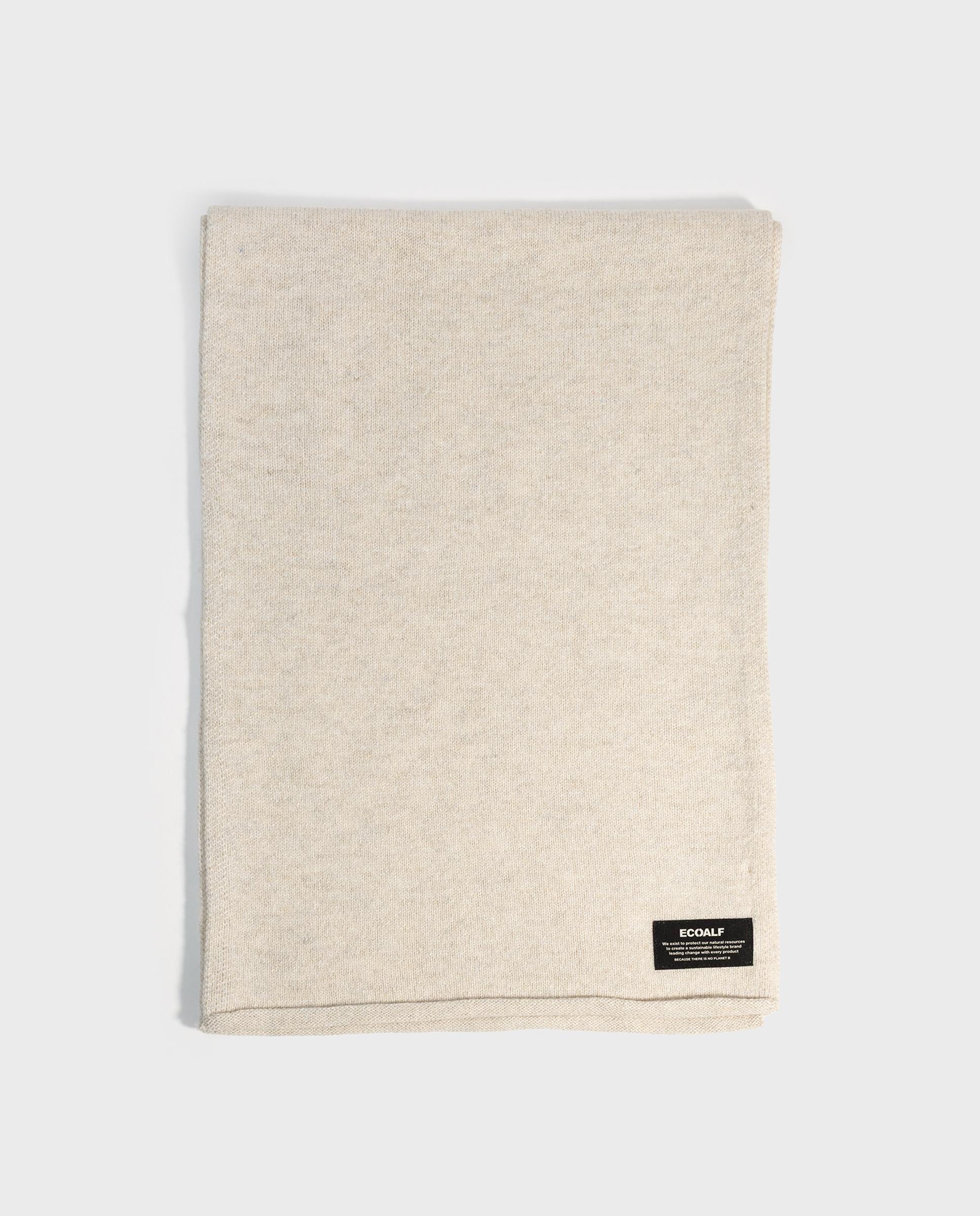 Imagen 1 de Bufanda wool confeccionada en tejido 5gg - Ecoalf - Beige Beige