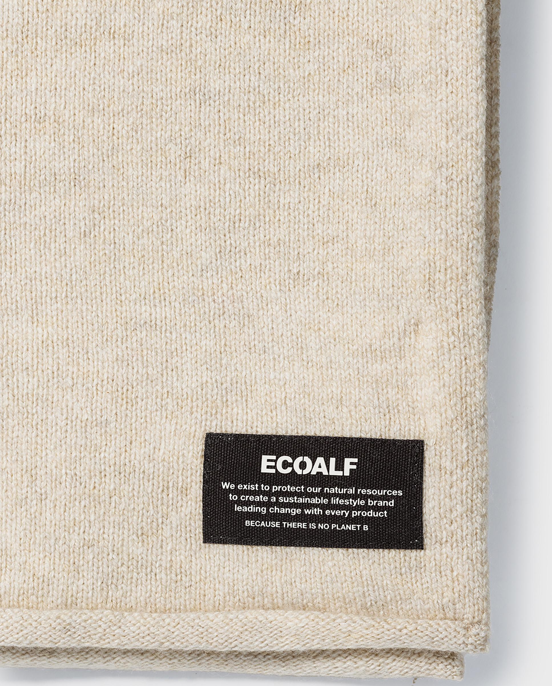 Imagen 2 de Bufanda wool confeccionada en tejido 5gg - Ecoalf - Beige Beige
