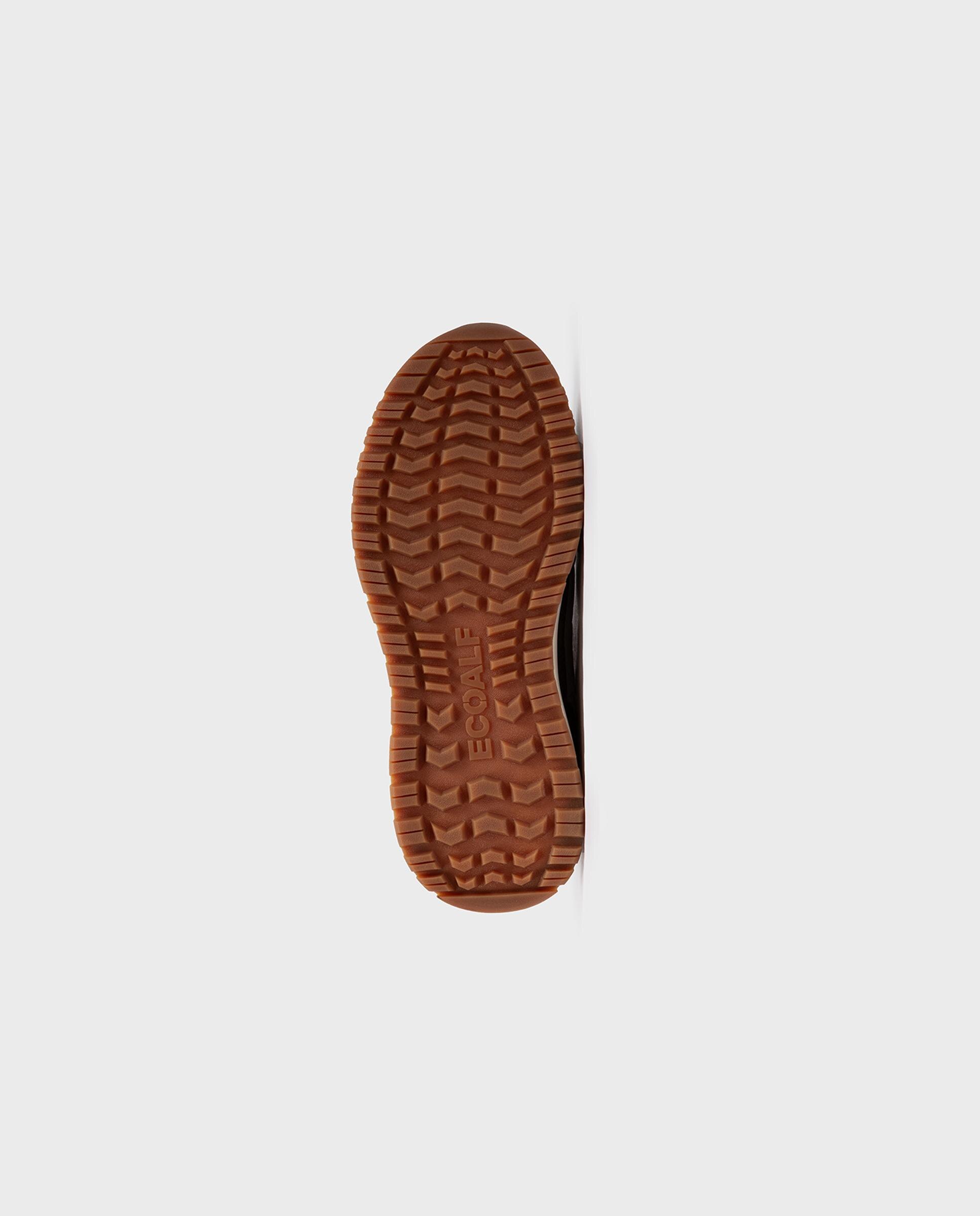 Zapatillas deportivas de mujer con cierre de cordones y refuerzo en talón - Ecoalf - Marrón Marrón-3