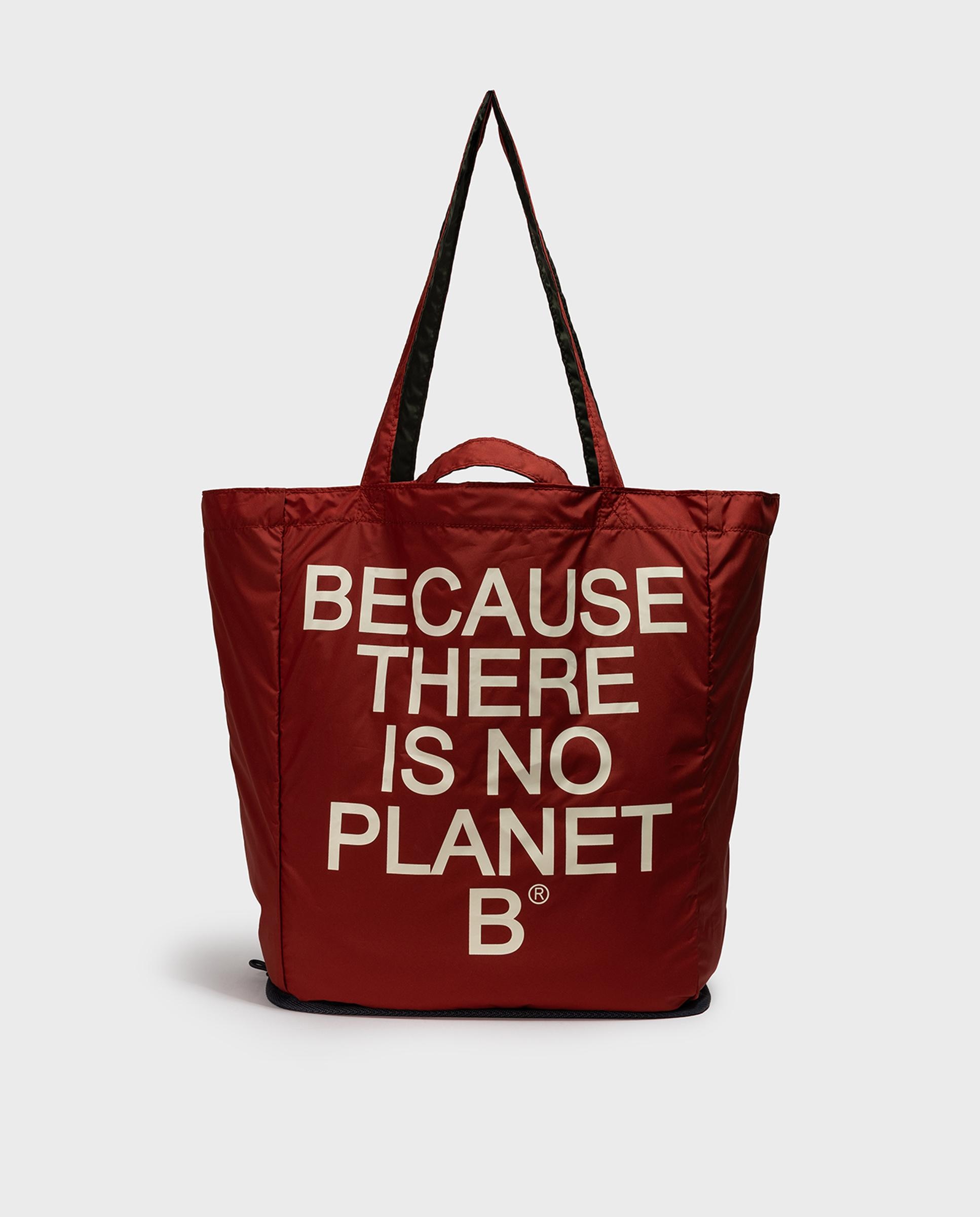 Bolso shopper pacho con doble asa - Ecoalf - Rojo Rojo-1
