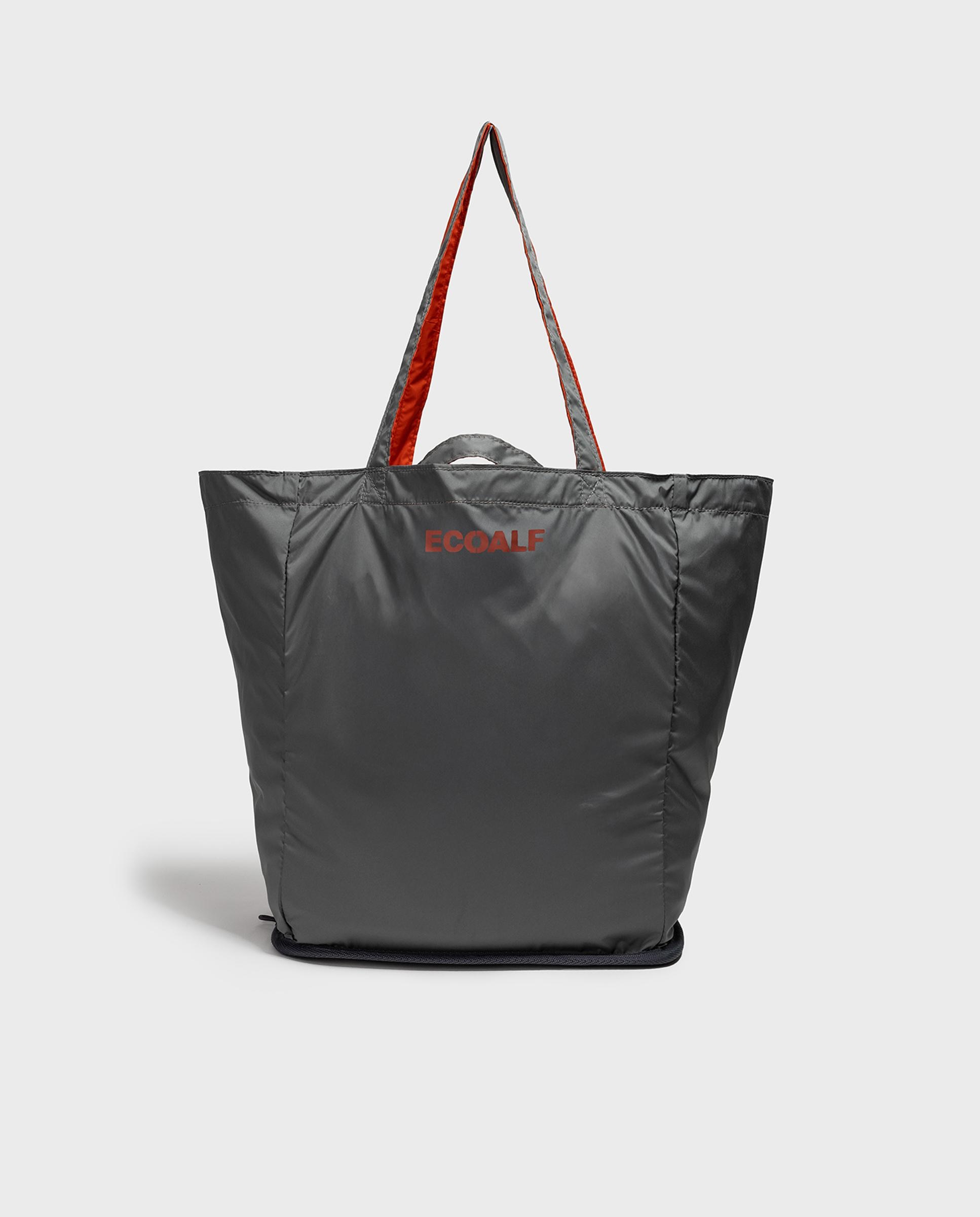 Bolso shopper pacho con doble asa - Ecoalf - Kaki Kaki-7