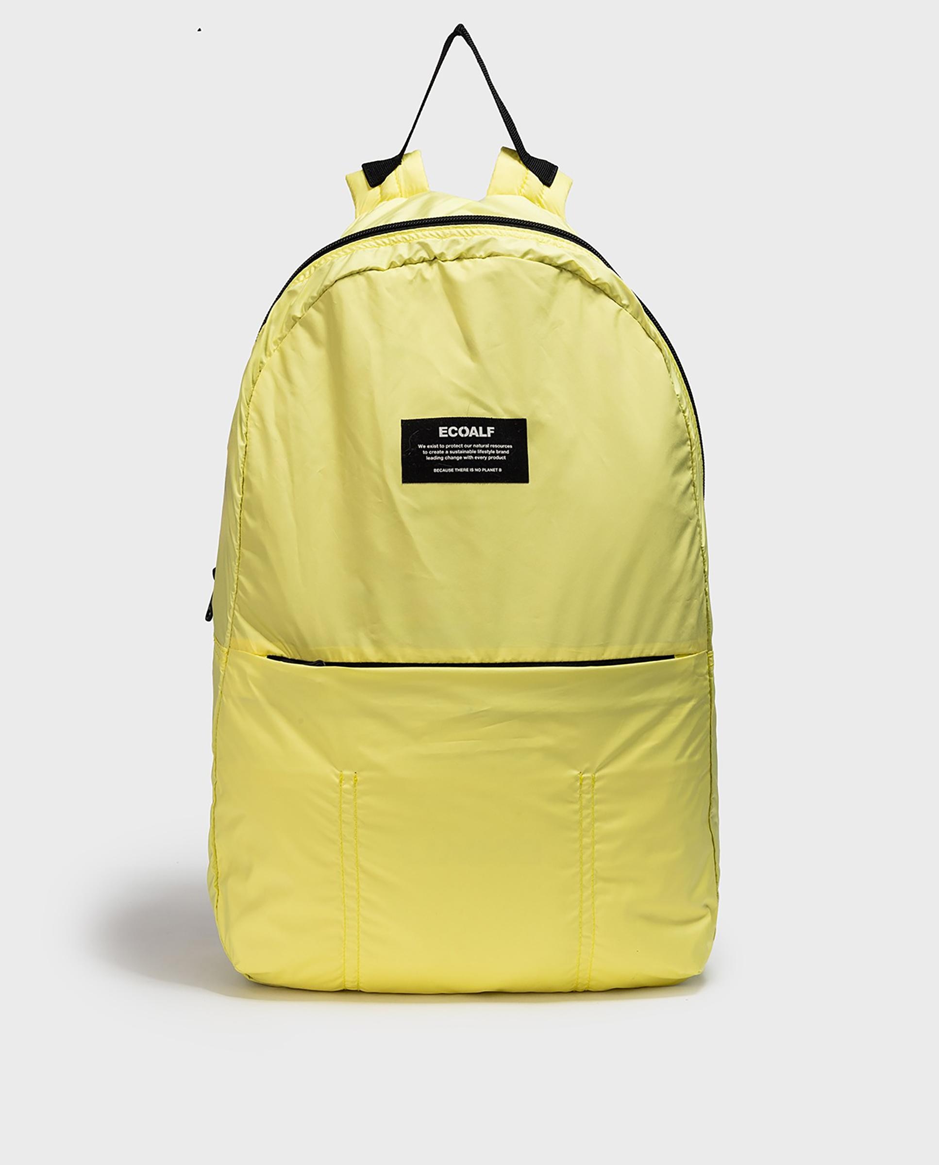 Imagen 0 de Mochila unisex plegable con bolsillo frontal Limón