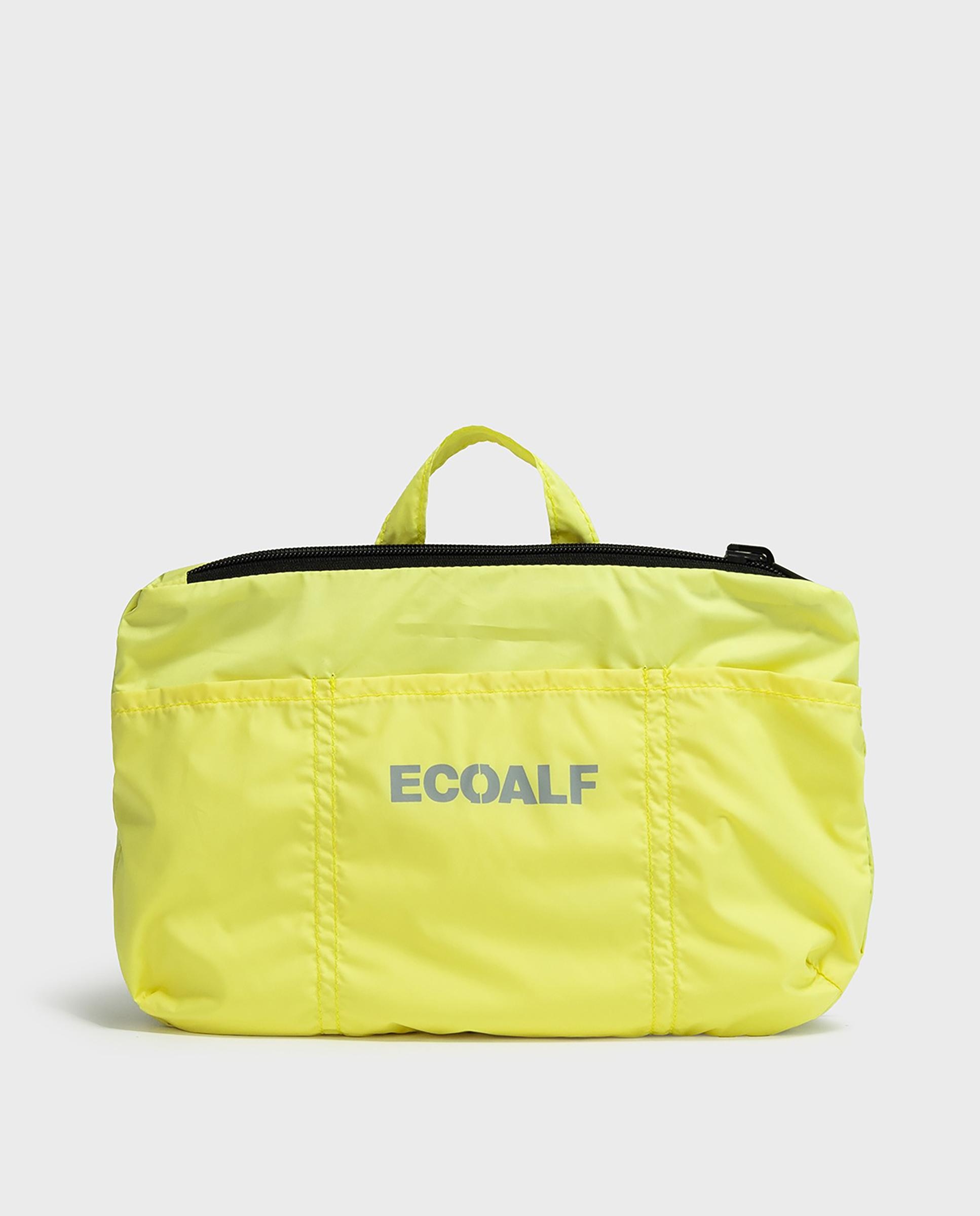 Imagen 5 de Mochila unisex plegable con bolsillo frontal - Ecoalf - Limón Limón