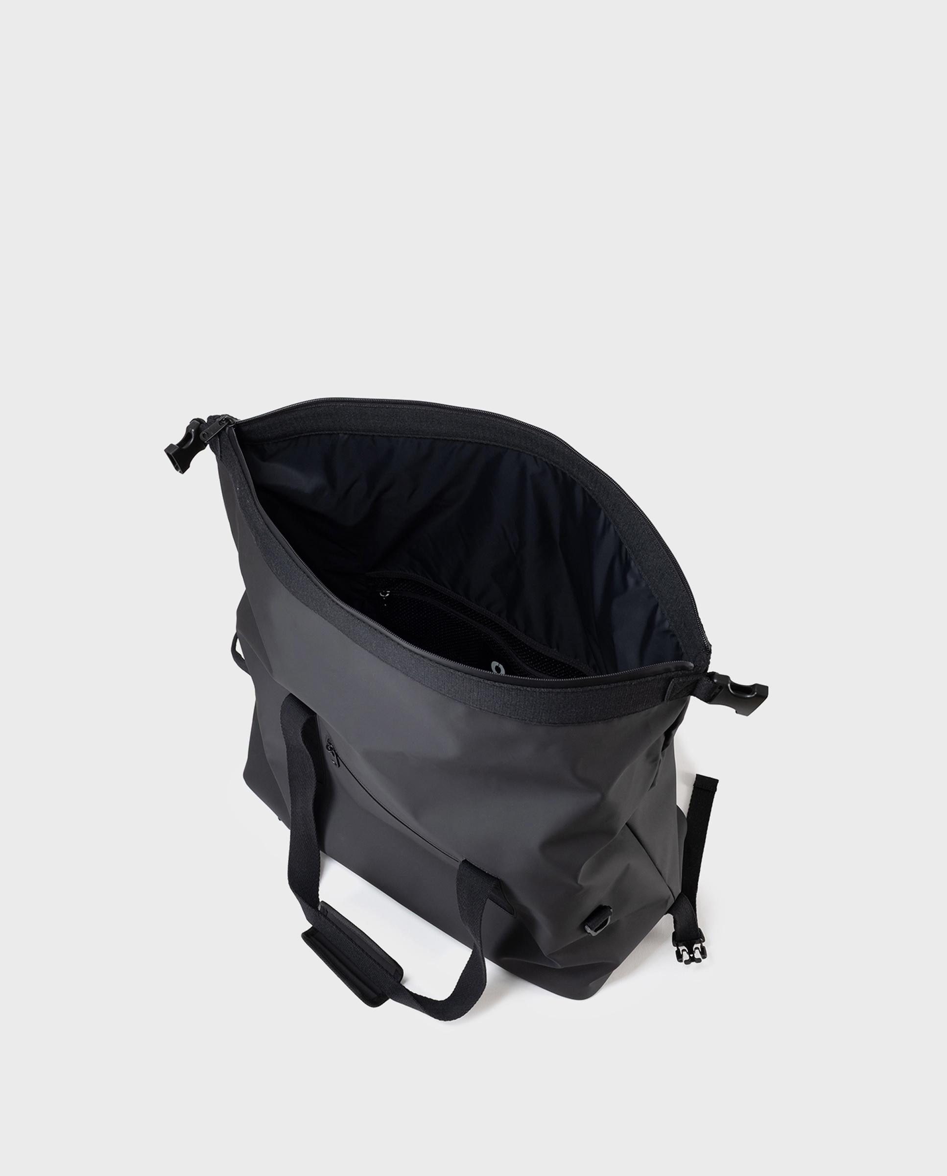 Bandolera de viaje de hombre areny wr con diseño amplio y funcional - Ecoalf - Negro Negro-3