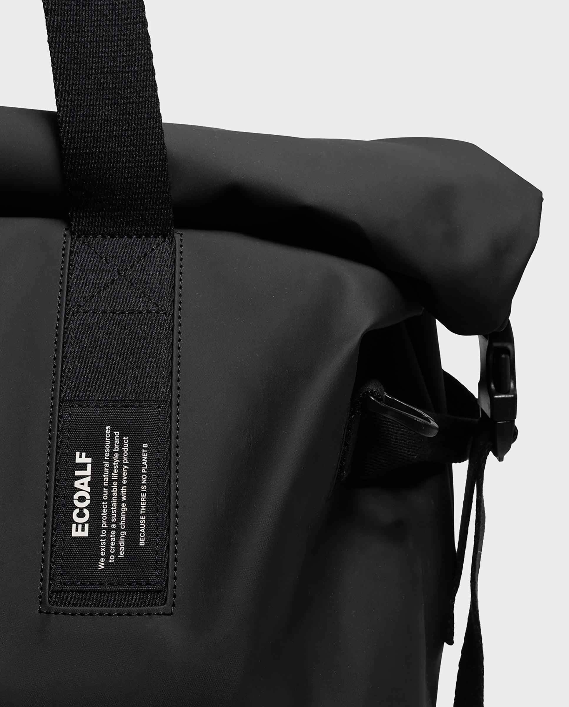 Bandolera de viaje de hombre areny wr con diseño amplio y funcional - Ecoalf - Negro Negro-4