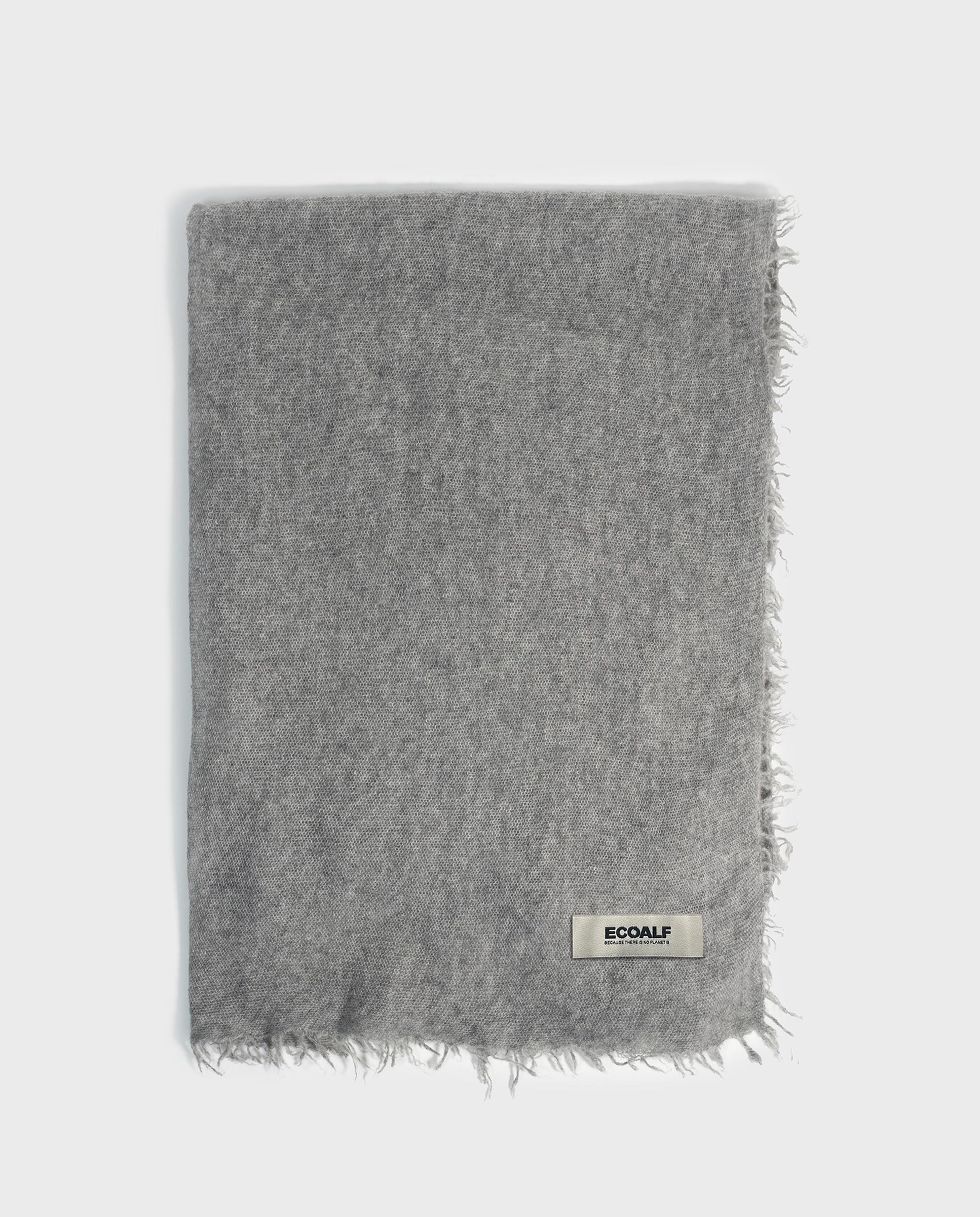 Imagen 1 de Bufanda mini fringes 100% lana reciclada - Ecoalf - Gris Gris