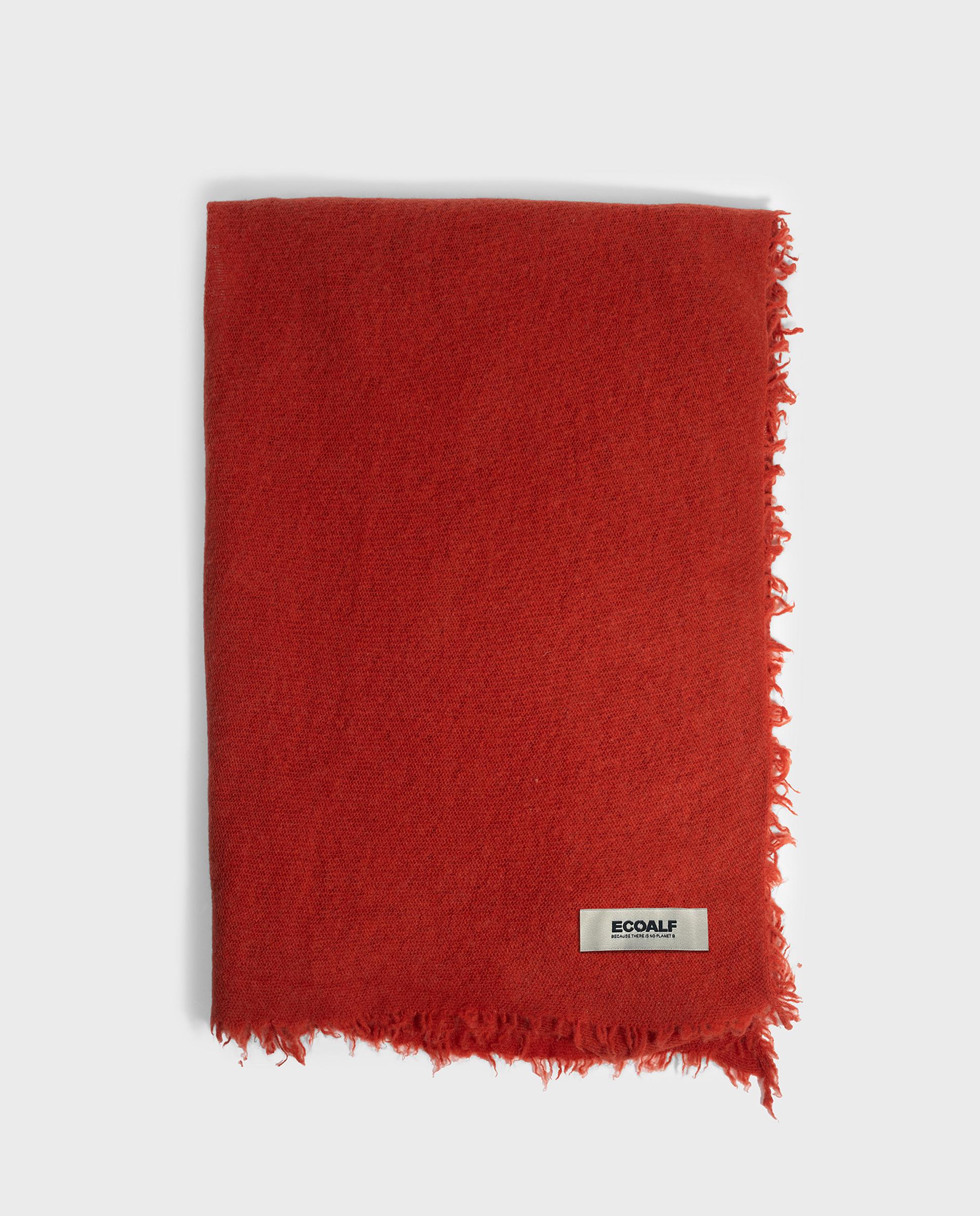 Imagen 1 de Bufanda mini fringes 100% lana reciclada - Ecoalf - Naranja Naranja