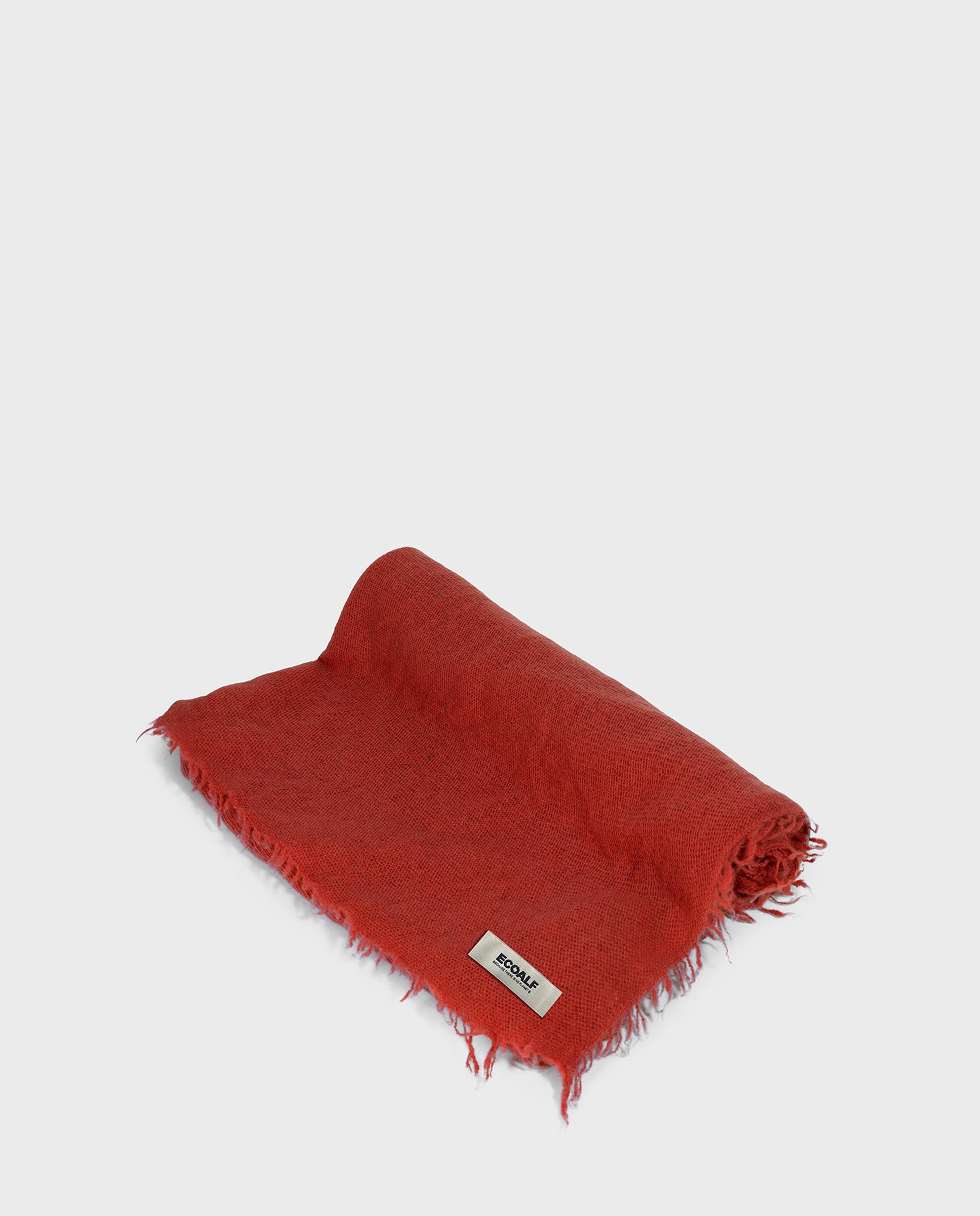 Imagen 2 de Bufanda mini fringes 100% lana reciclada - Ecoalf - Naranja Naranja