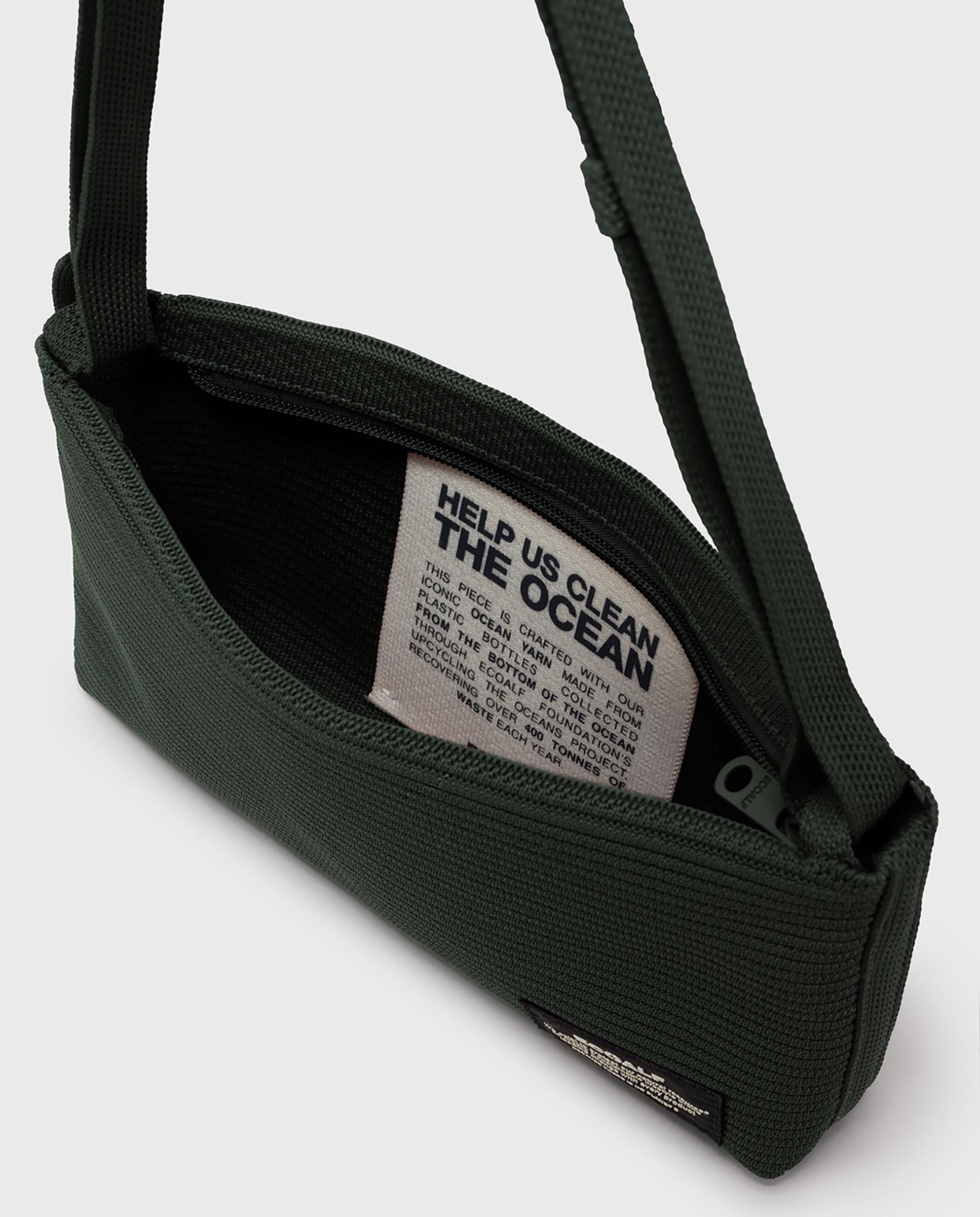 Bolso de hombro tika baguette con diseño ajustable 2 en 1 - Ecoalf - Verde Verde-2