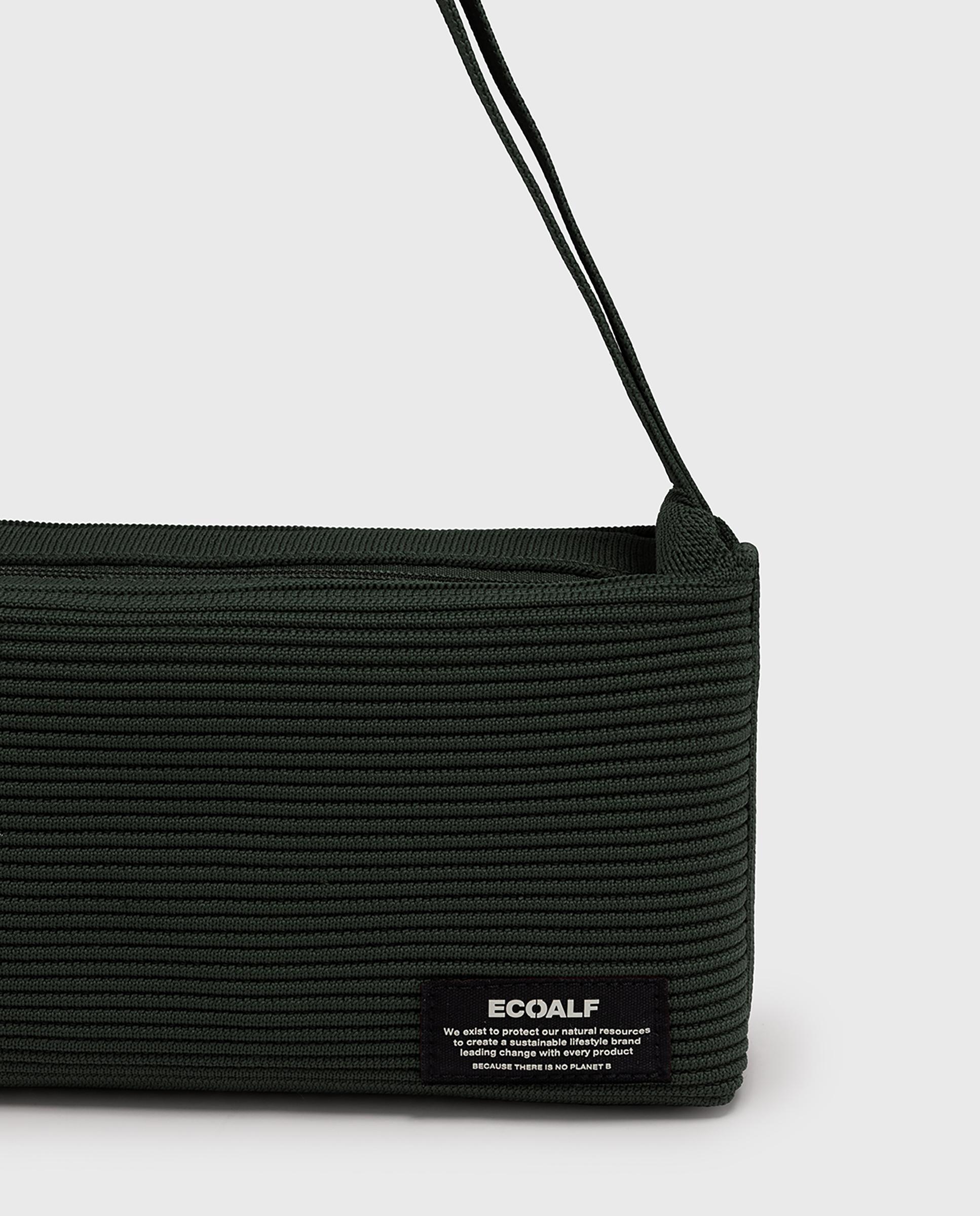 Bolso de hombro tika baguette con diseño ajustable 2 en 1 - Ecoalf - Verde Verde-4