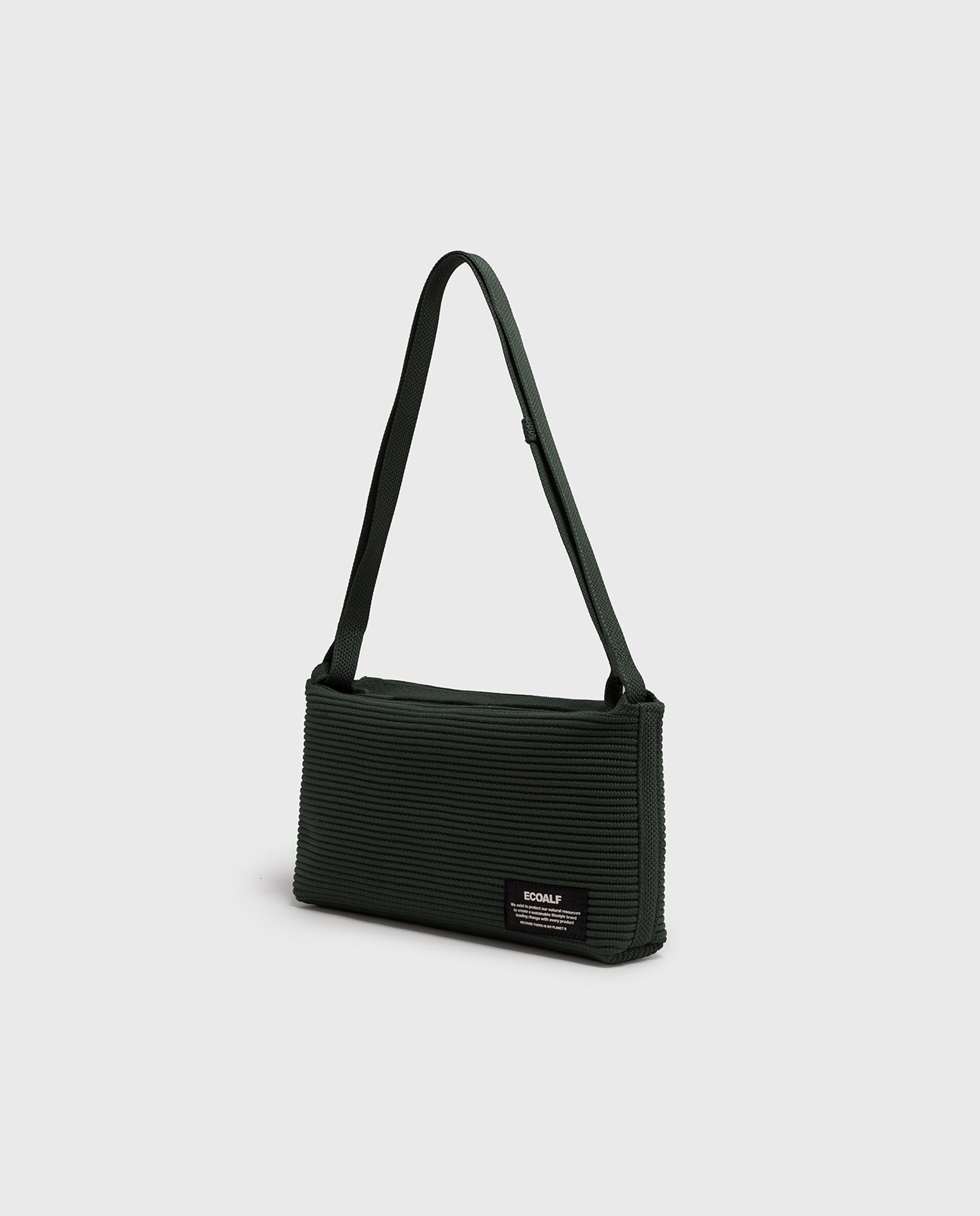 Bolso de hombro tika baguette con diseño ajustable 2 en 1 - Ecoalf - Verde Verde-5