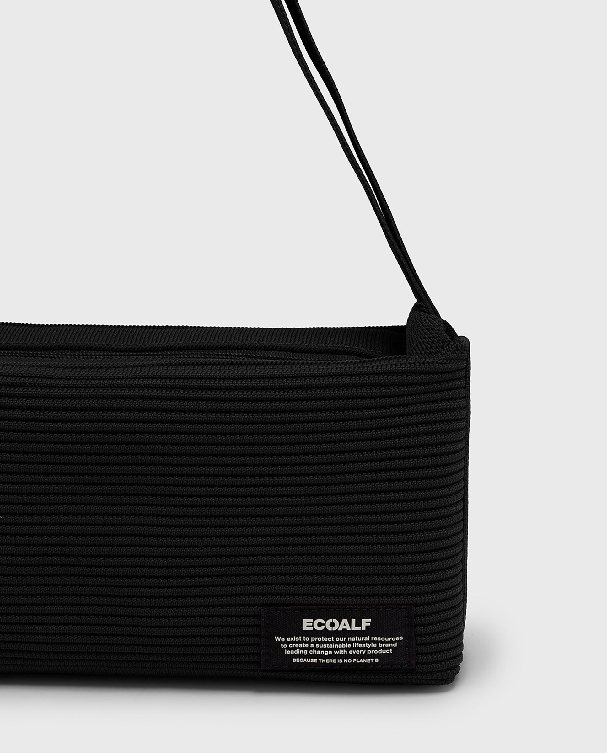 Bolso de hombro tika baguette con diseño ajustable 2 en 1 - Ecoalf - Negro Negro-3