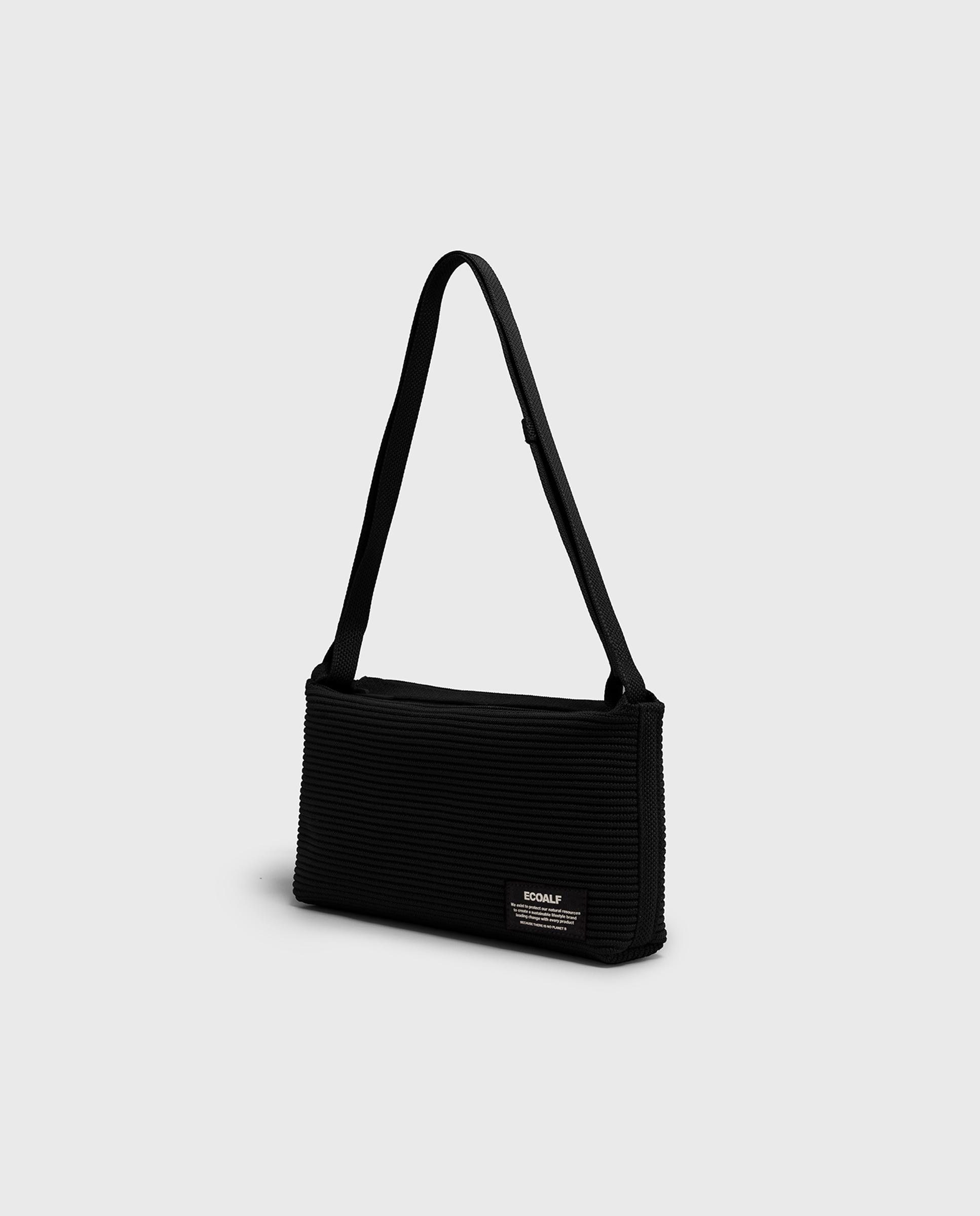 Bolso de hombro tika baguette con diseño ajustable 2 en 1 - Ecoalf - Negro Negro-5
