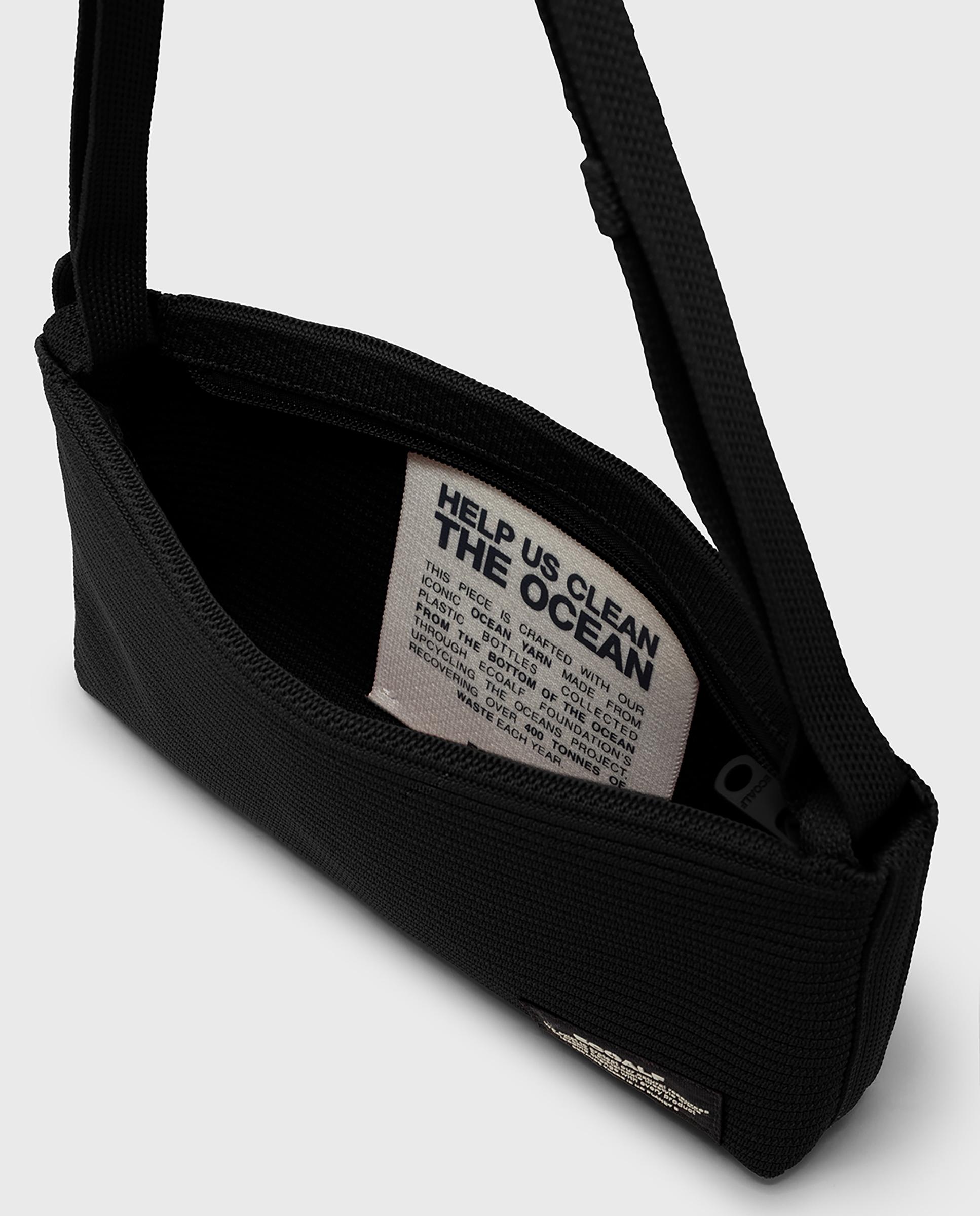 Bolso de hombro tika baguette con diseño ajustable 2 en 1 - Ecoalf - Negro Negro-6