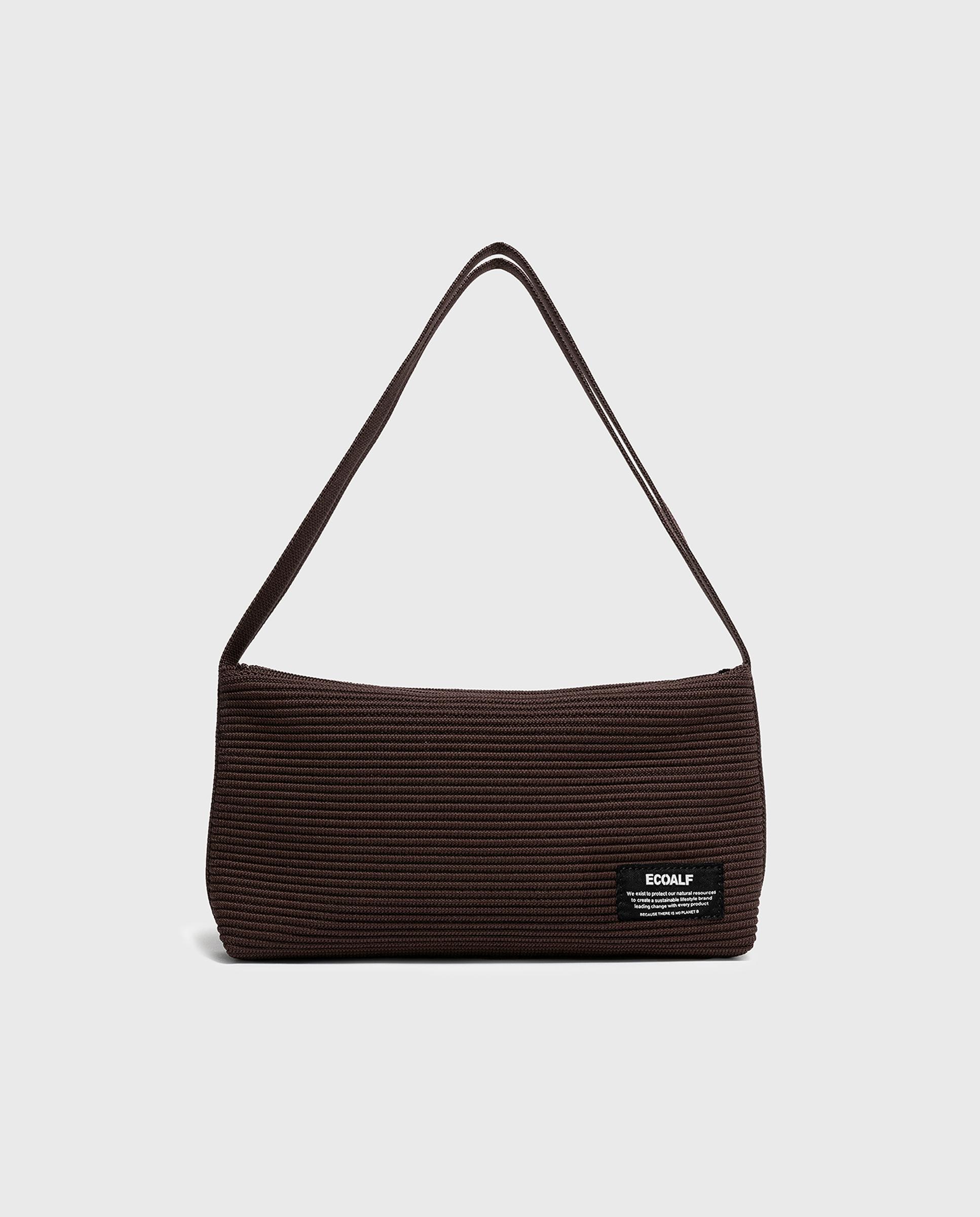 Bolso de hombro tika baguette con diseño ajustable 2 en 1 - Ecoalf - Marrón Marrón-3