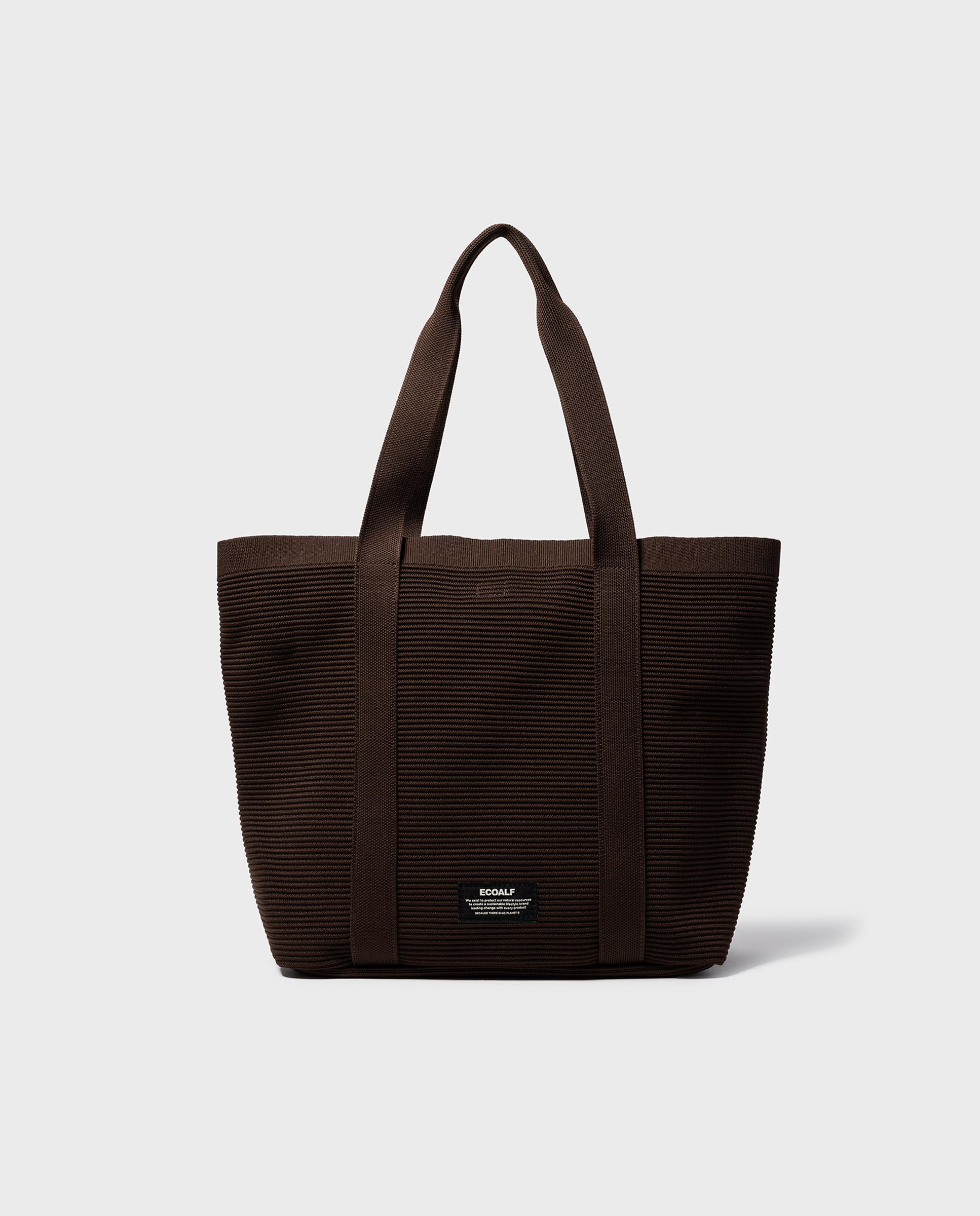 Bolso shopper tika con efecto pana - Ecoalf - Marrón Marrón-1