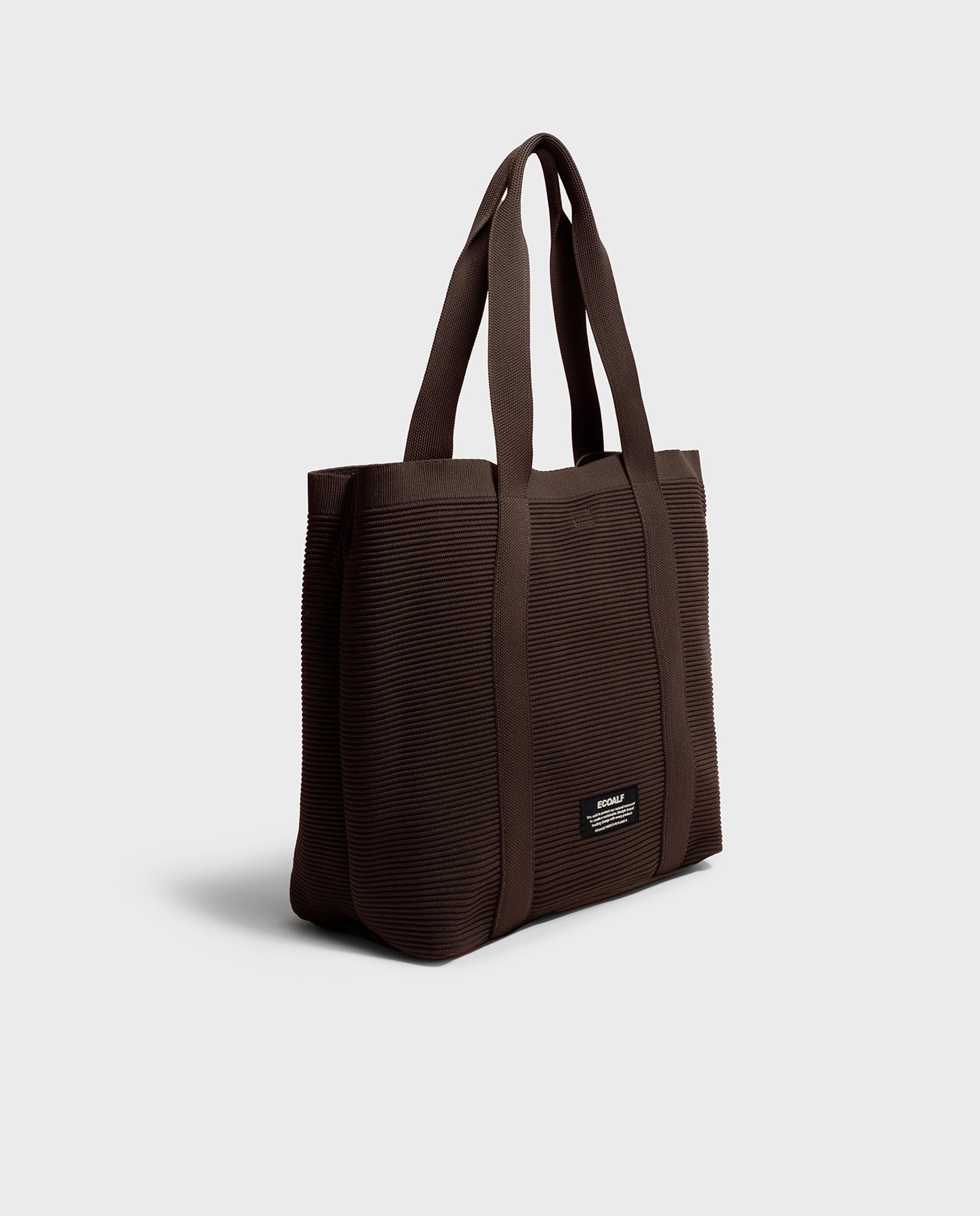 Bolso shopper tika con efecto pana - Ecoalf - Marrón Marrón-5