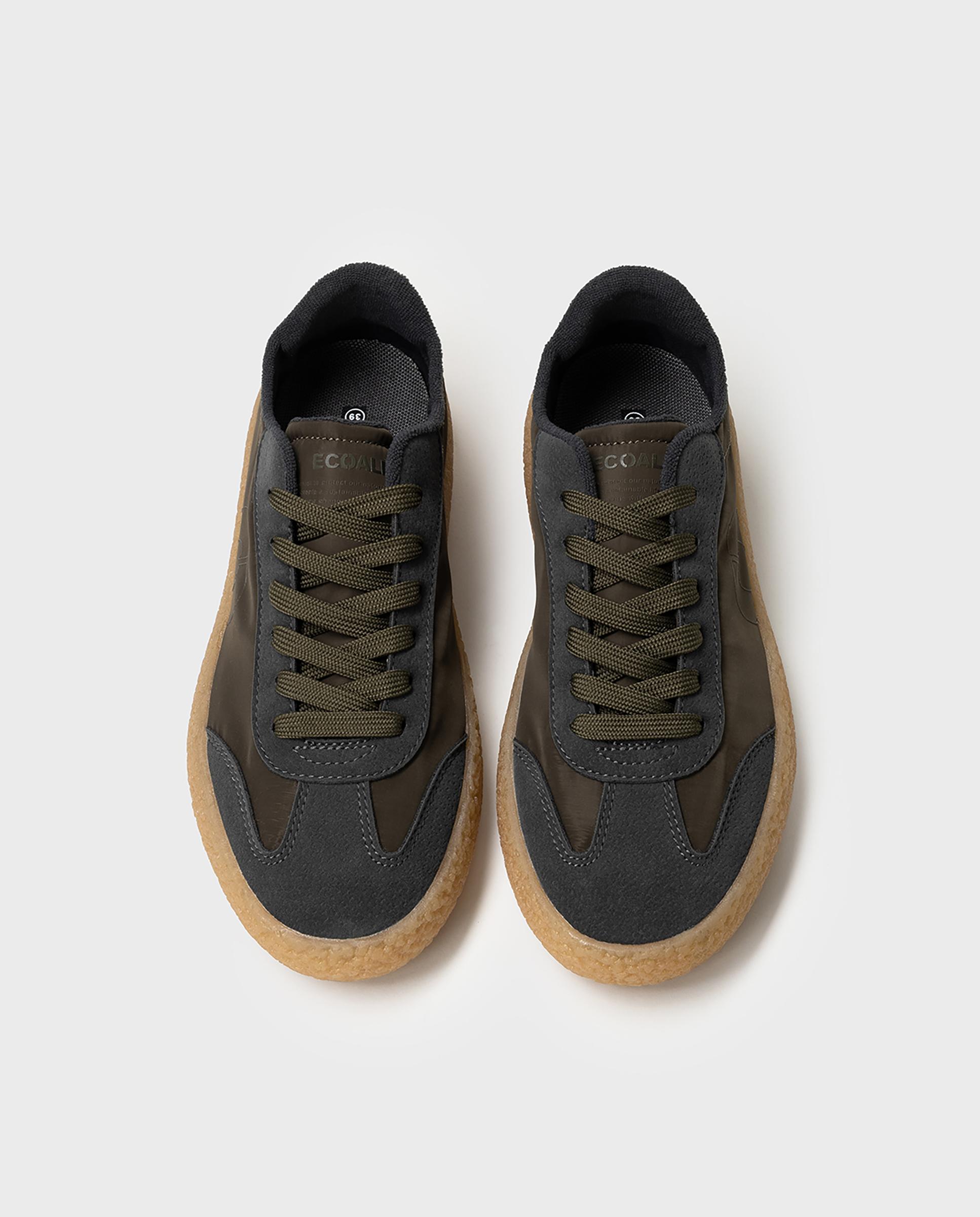 Zapatillas deportivas de hombre phoenix con diseño de nylon satinado - Ecoalf - Kaki Kaki-3