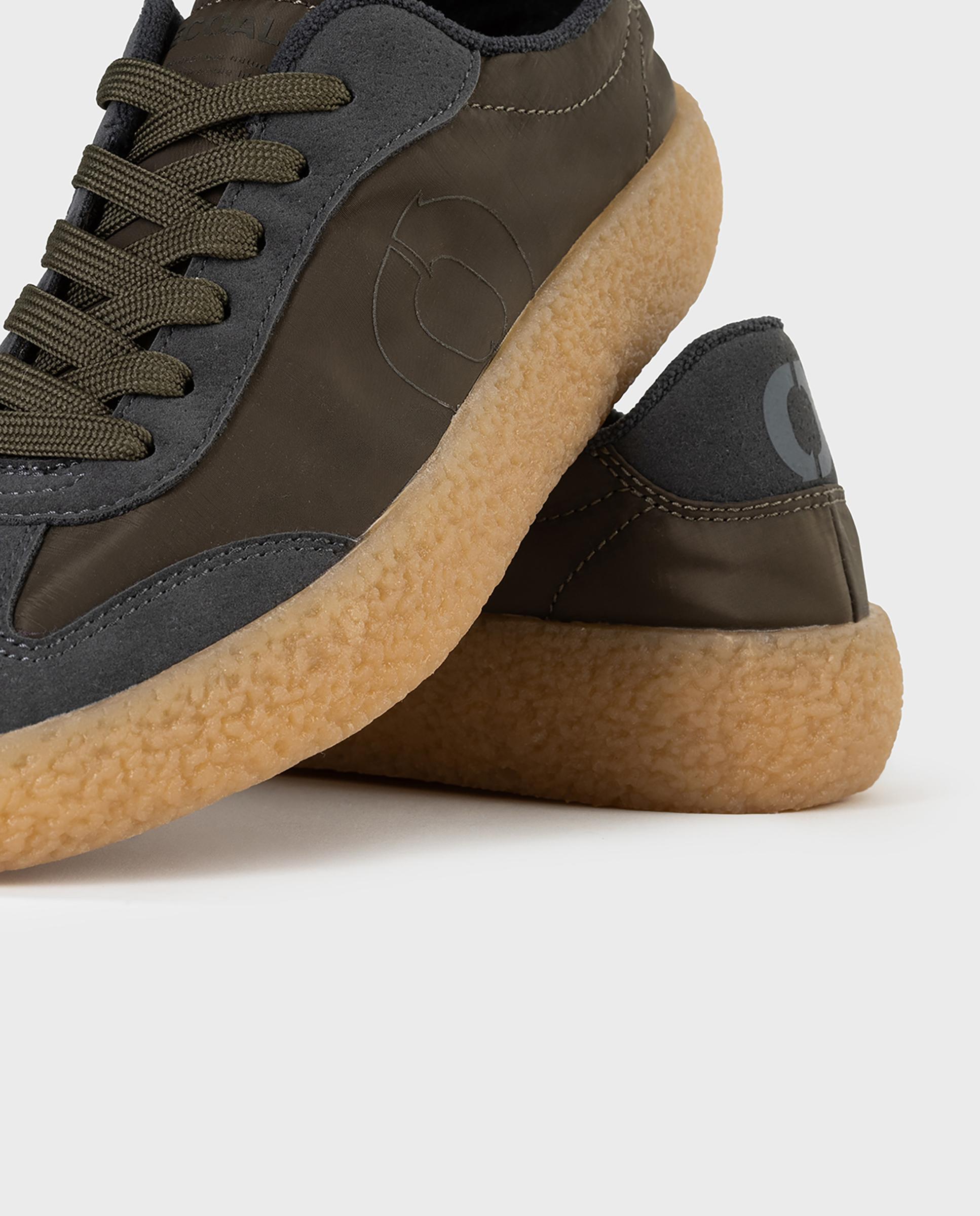 Zapatillas deportivas de hombre phoenix con diseño de nylon satinado - Ecoalf - Kaki Kaki-6