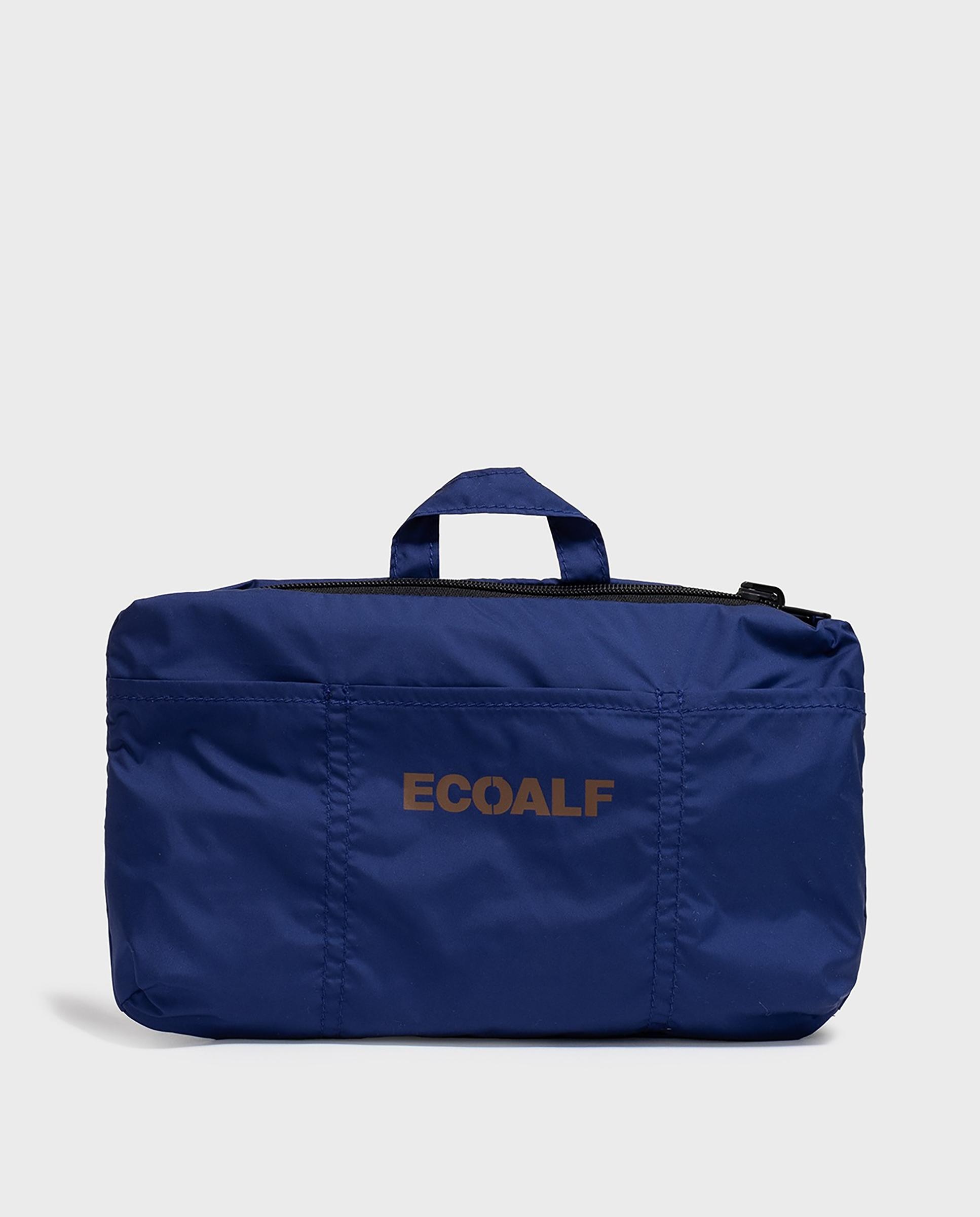 Mochila unisex plegable con bolsillo frontal - Ecoalf - Azul oscuro Azul oscuro-5