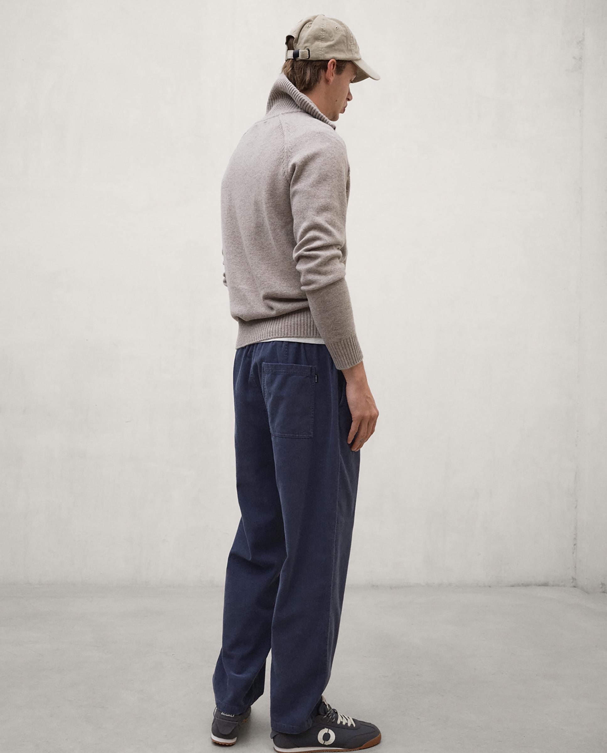Imagen 3 de Pantalones de pana de hombre gina de corte relajado - Ecoalf - Azul Azul