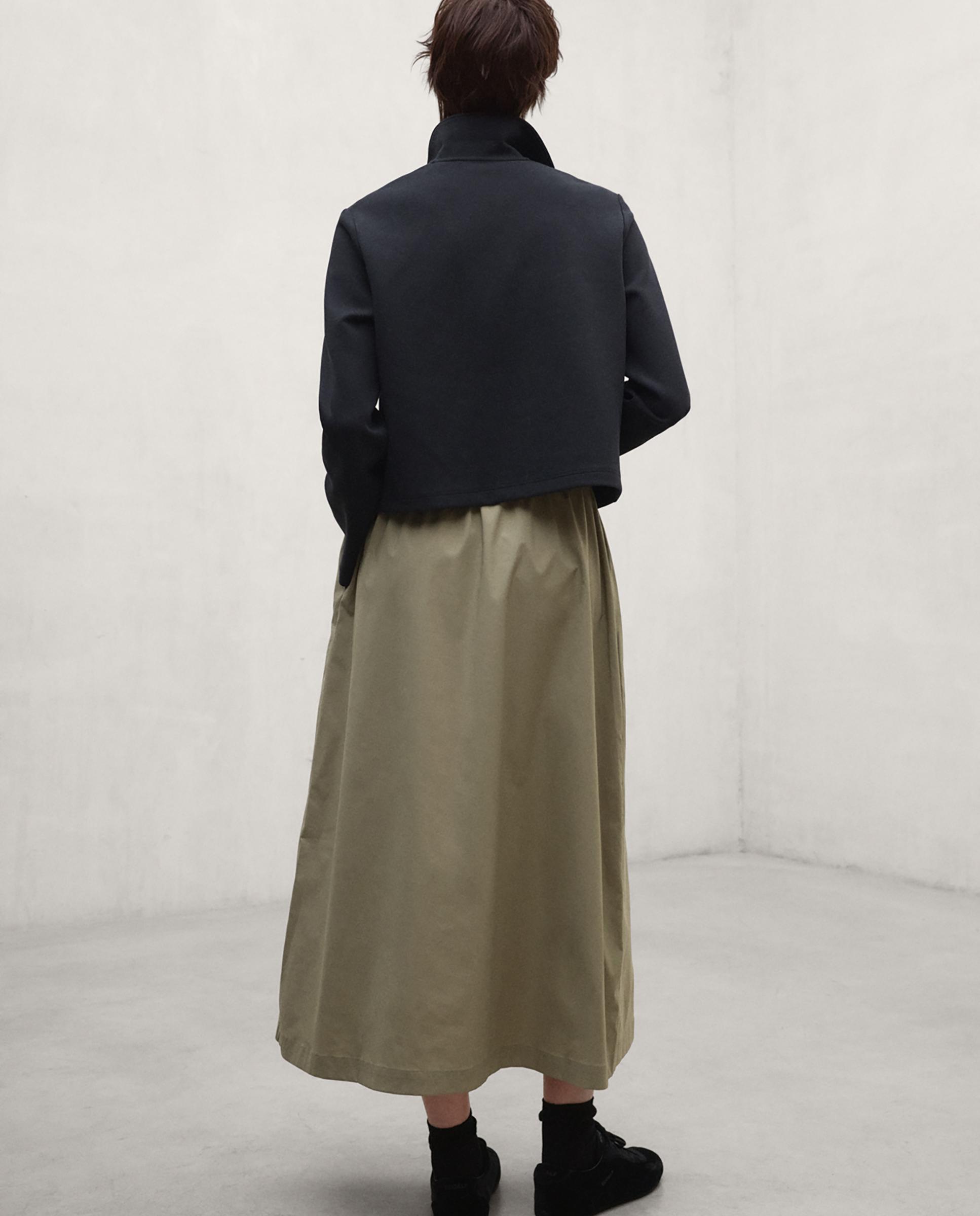 Vestido marti de corte relajado y con cuello camisa - Ecoalf - Negro Negro-3