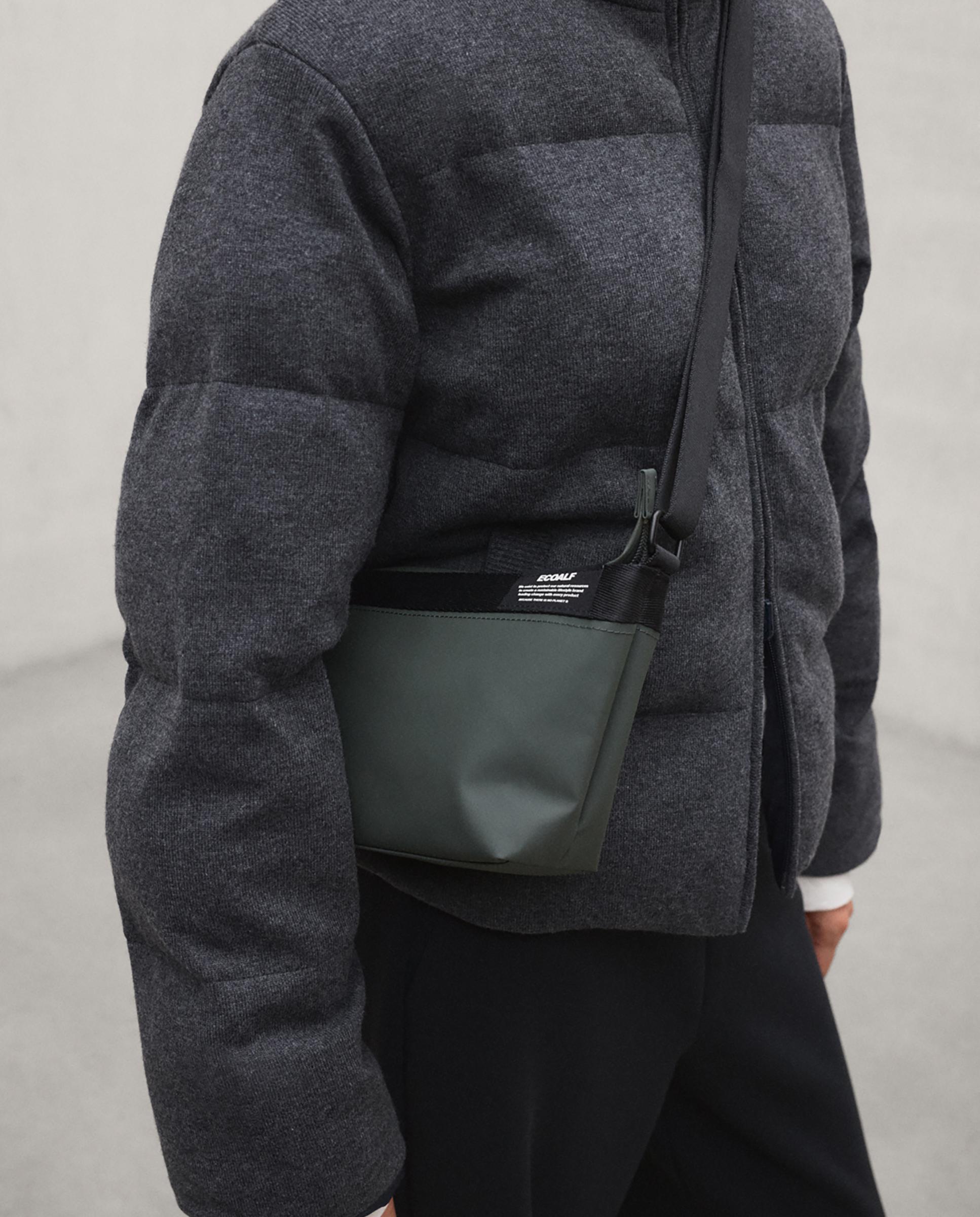 Chaqueta híbrida de mujer sintre reversible - Ecoalf - Gris marengo Gris marengo-3