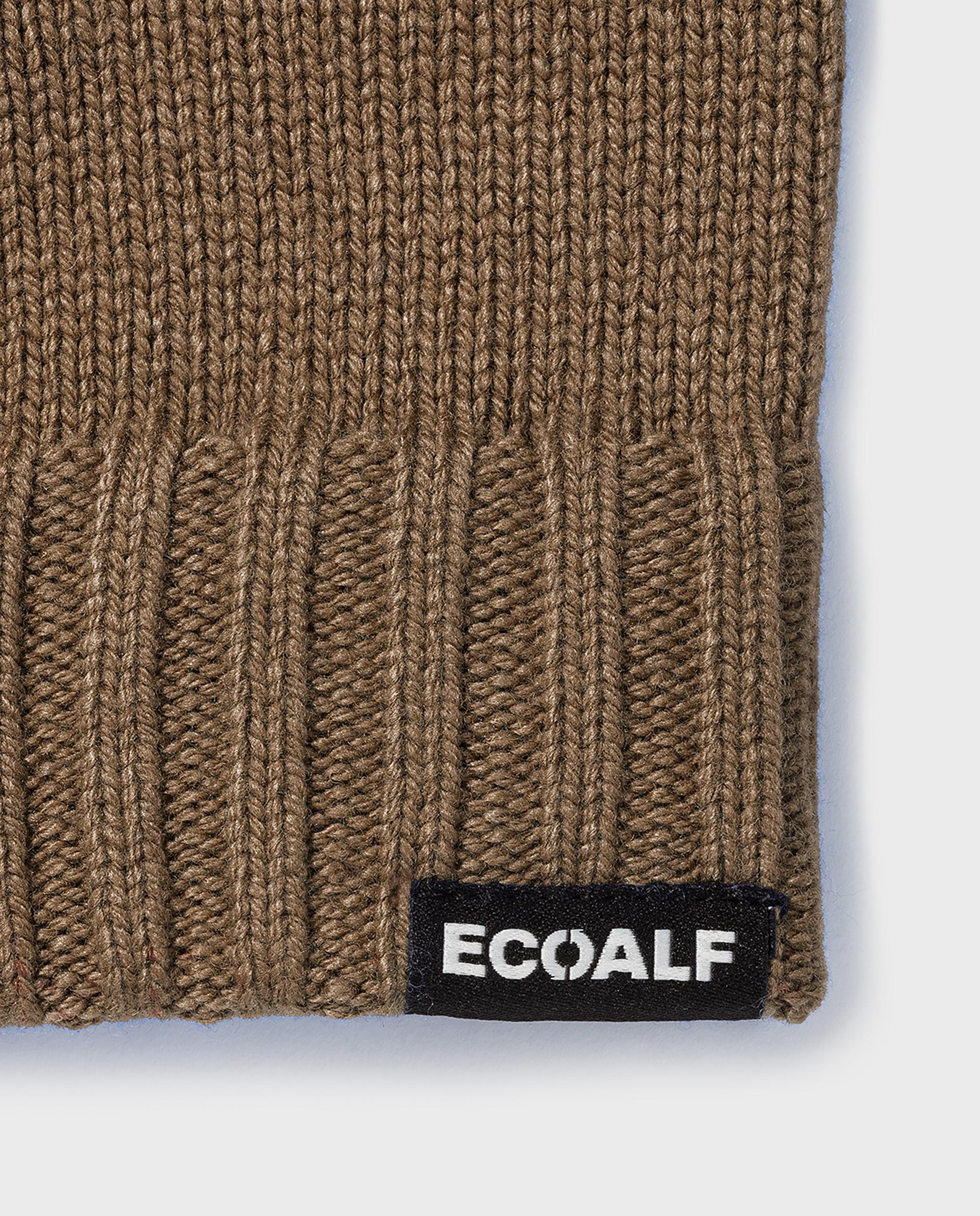 Guantes táctiles wool de punto - Ecoalf - Marrón Marrón-3