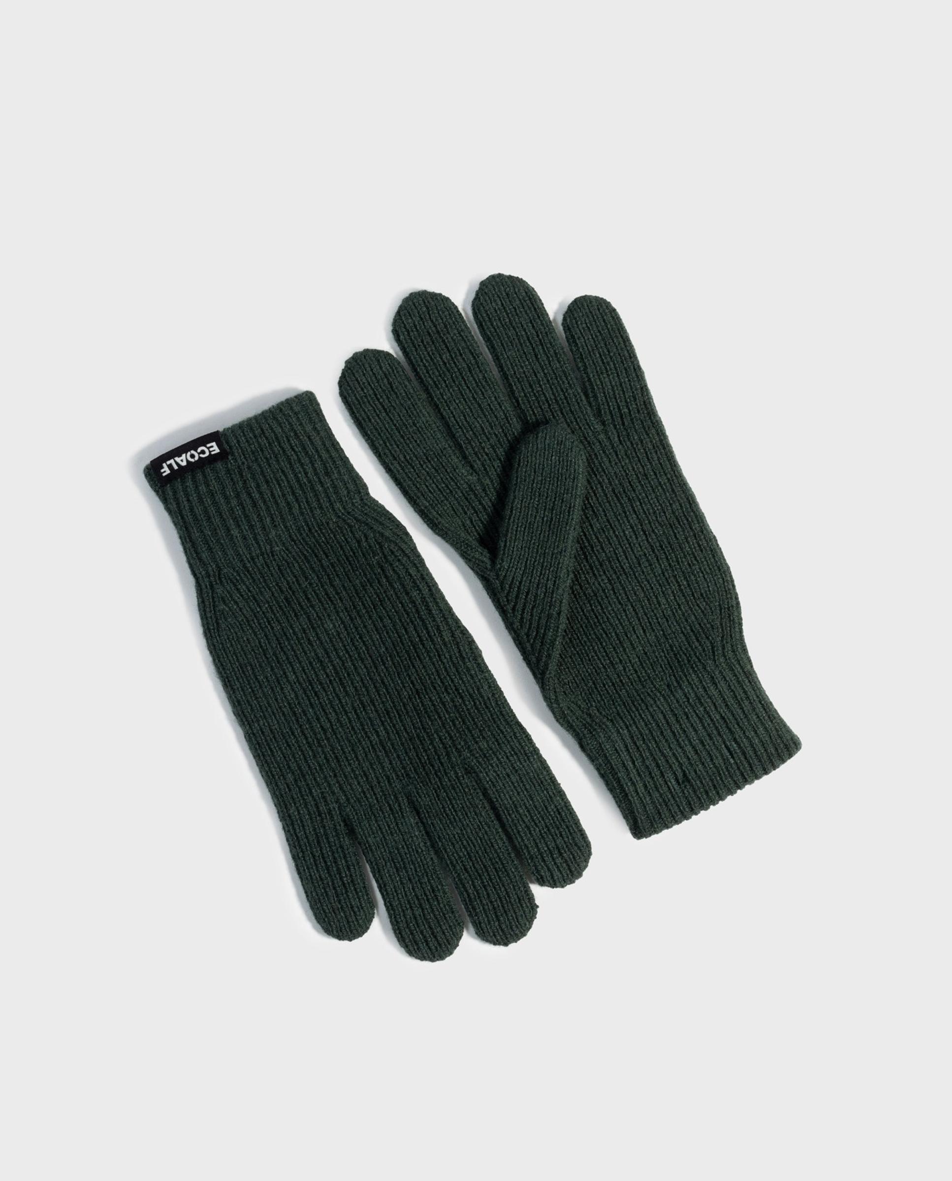 Guantes táctiles wool de punto - Ecoalf - Verde Verde-2