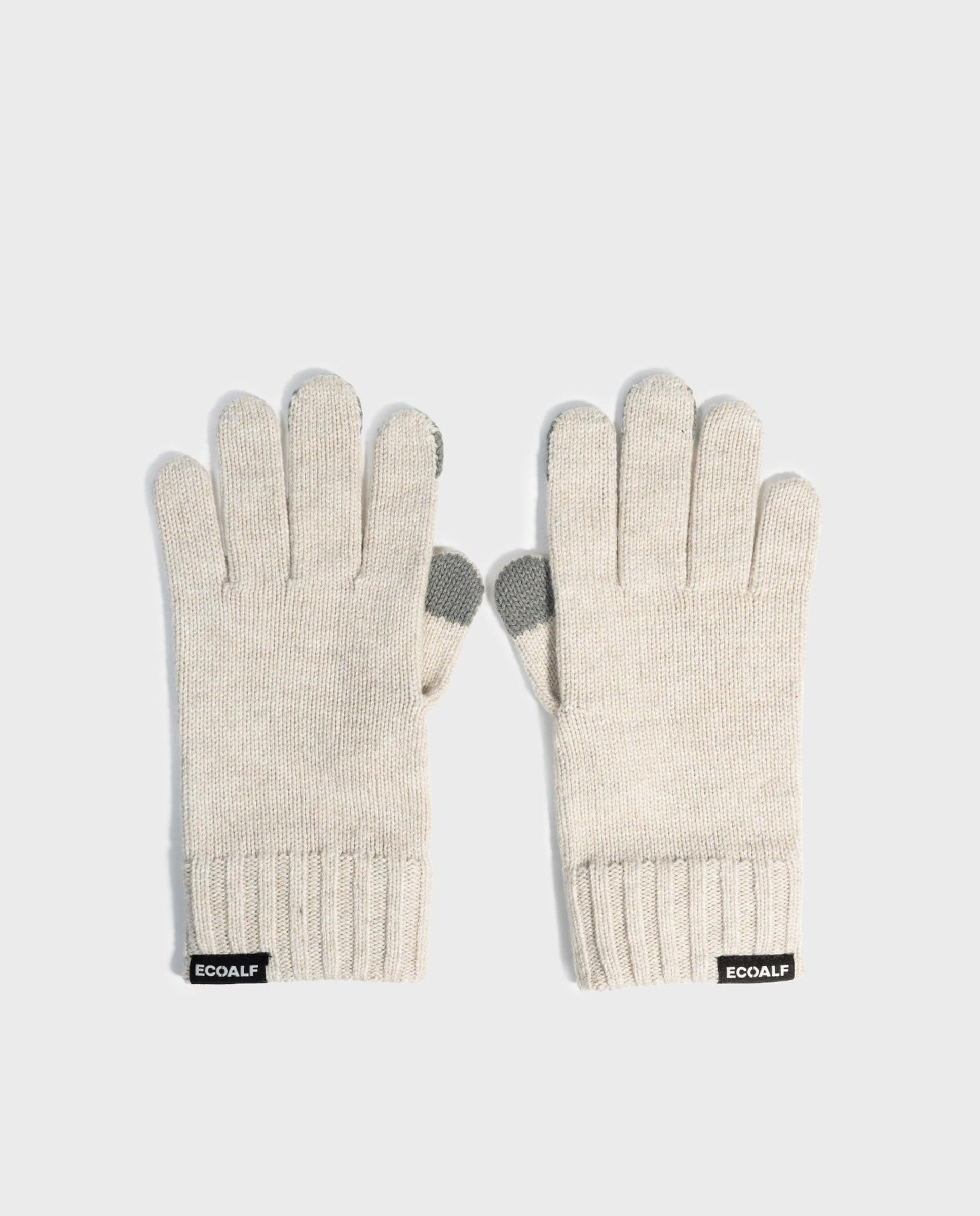 Imagen 0 de Guantes táctiles wool de punto Beige