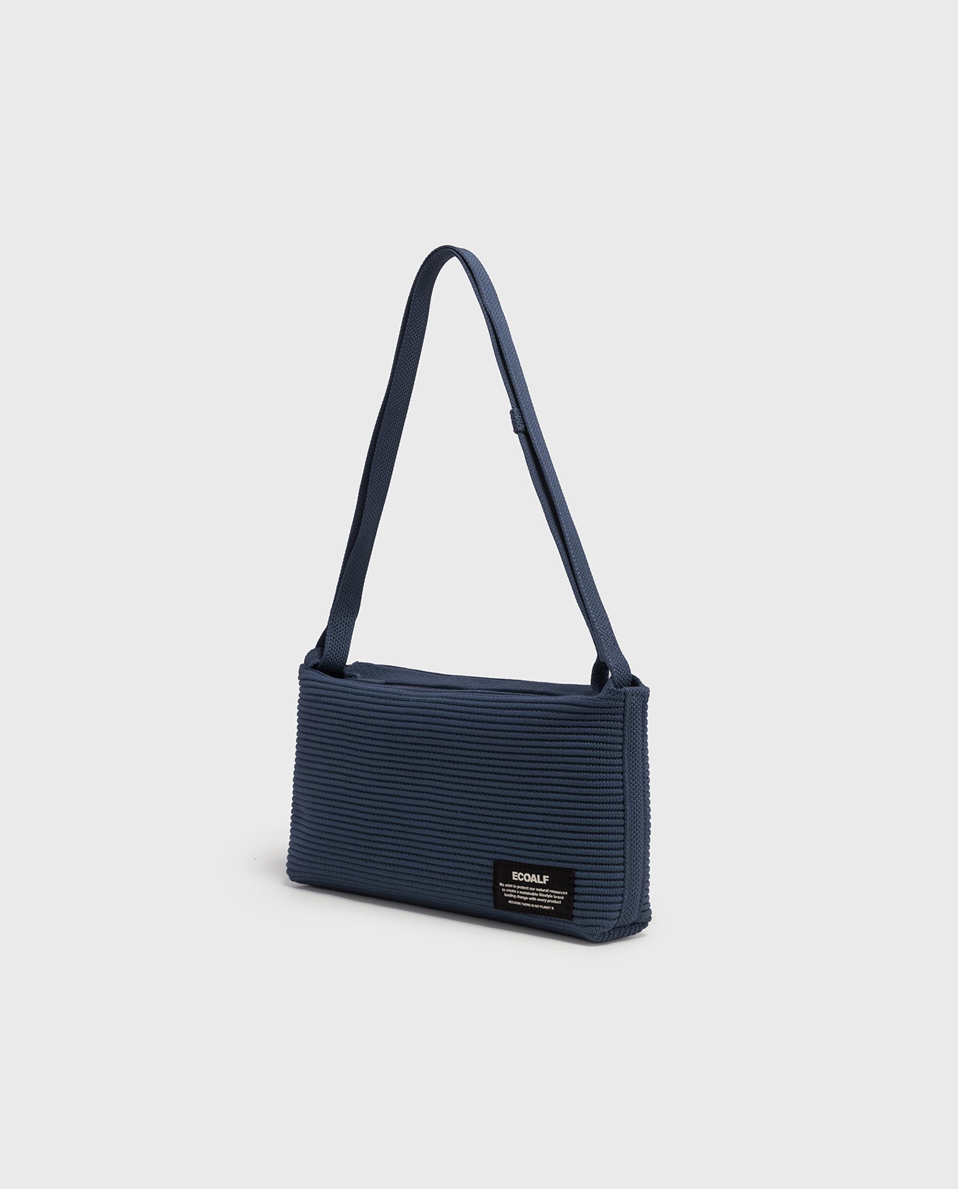 Bolso de hombro tika baguette con diseño ajustable 2 en 1 - Ecoalf - Azul Azul-6
