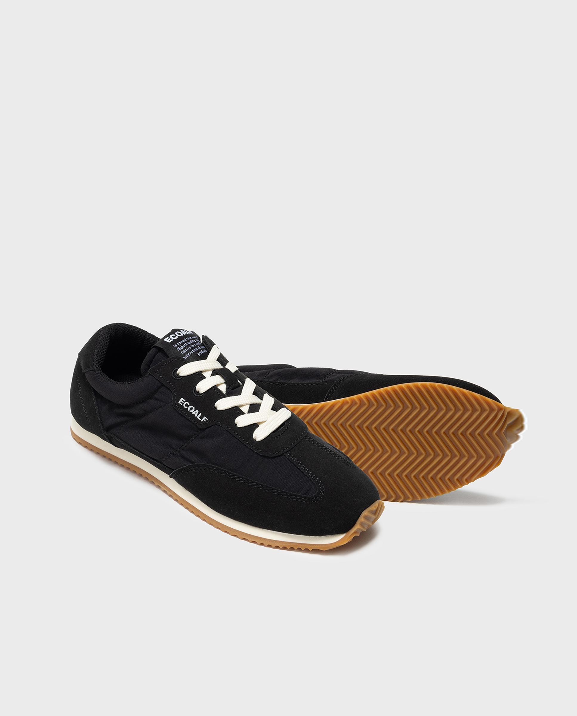 Zapatillas deportivas de mujer denver fabricadas en nailon reciclado - Ecoalf - Negro Negro-6
