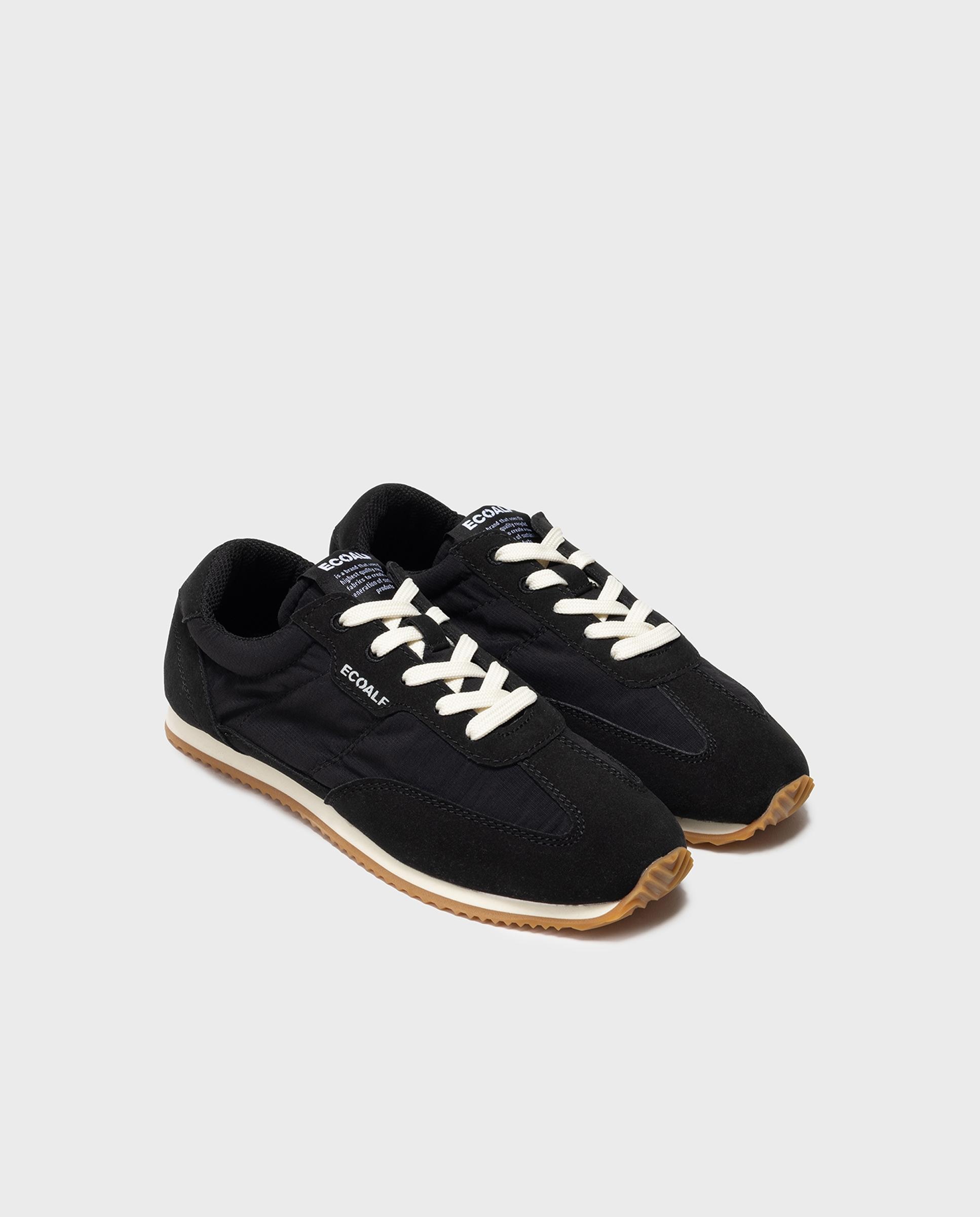 Zapatillas deportivas de mujer denver fabricadas en nailon reciclado - Ecoalf - Negro Negro-7