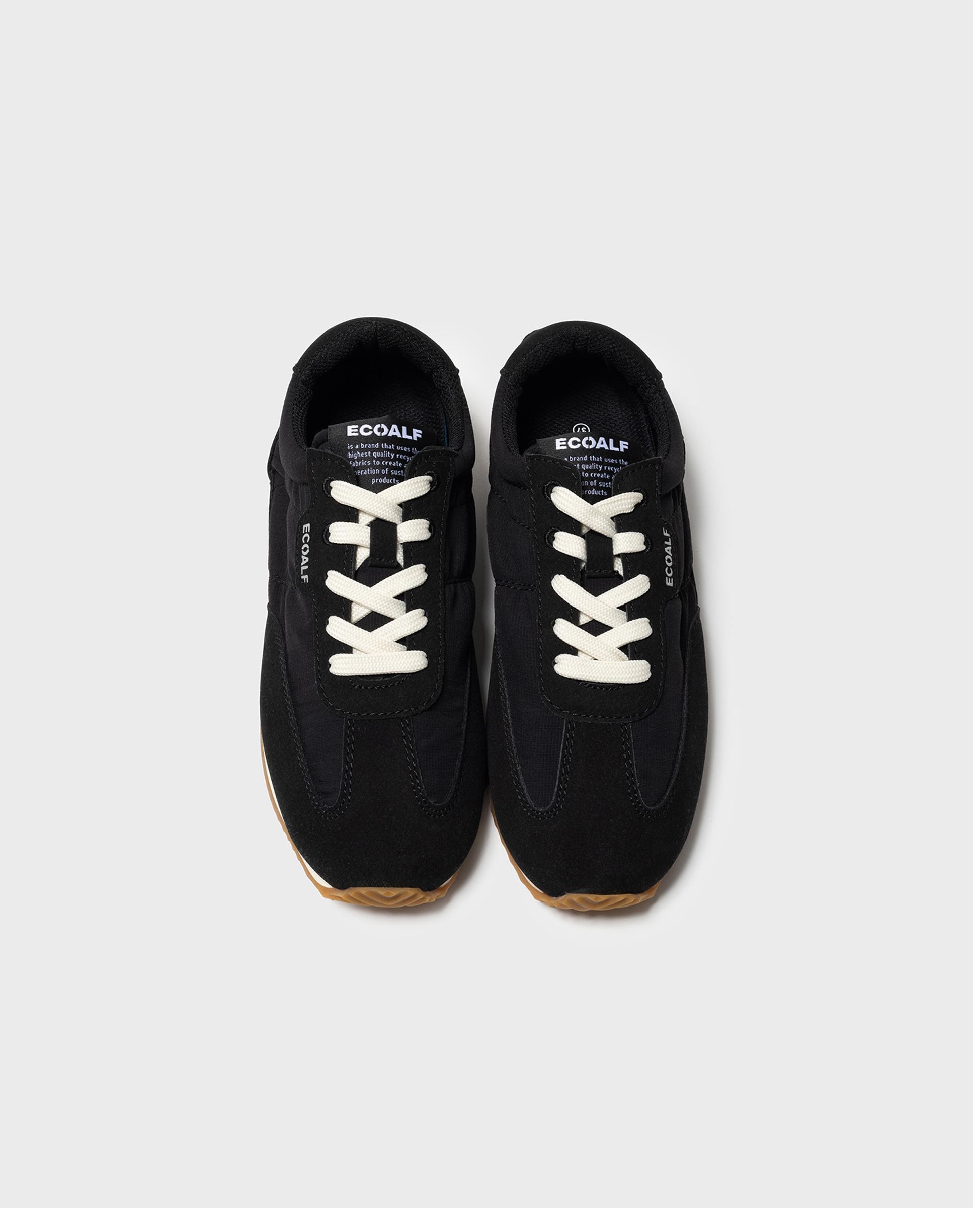 Zapatillas deportivas de mujer denver fabricadas en nailon reciclado - Ecoalf - Negro Negro-8
