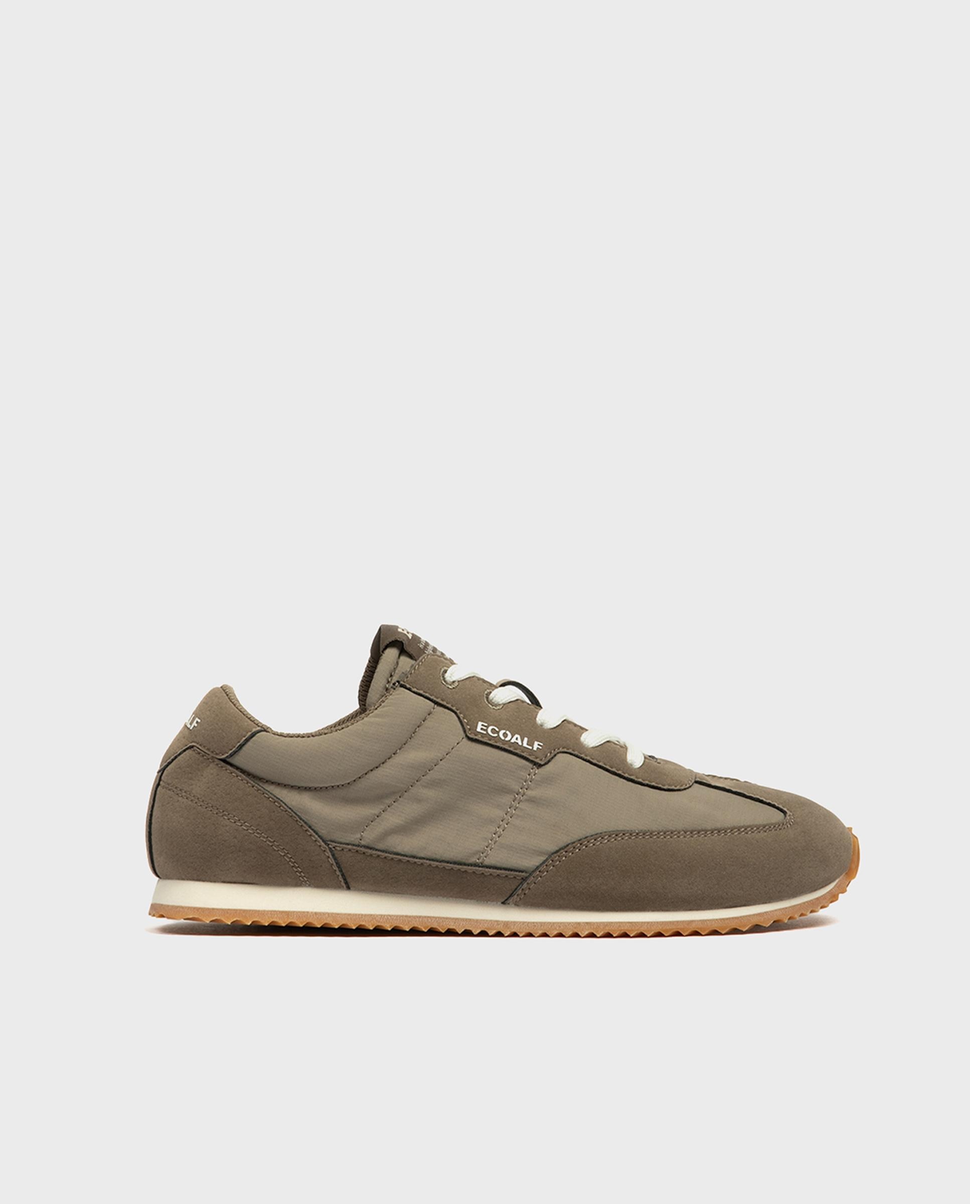 Zapatillas deportivas de mujer denver fabricadas en nailon reciclado - Ecoalf - Marrón Marrón-1