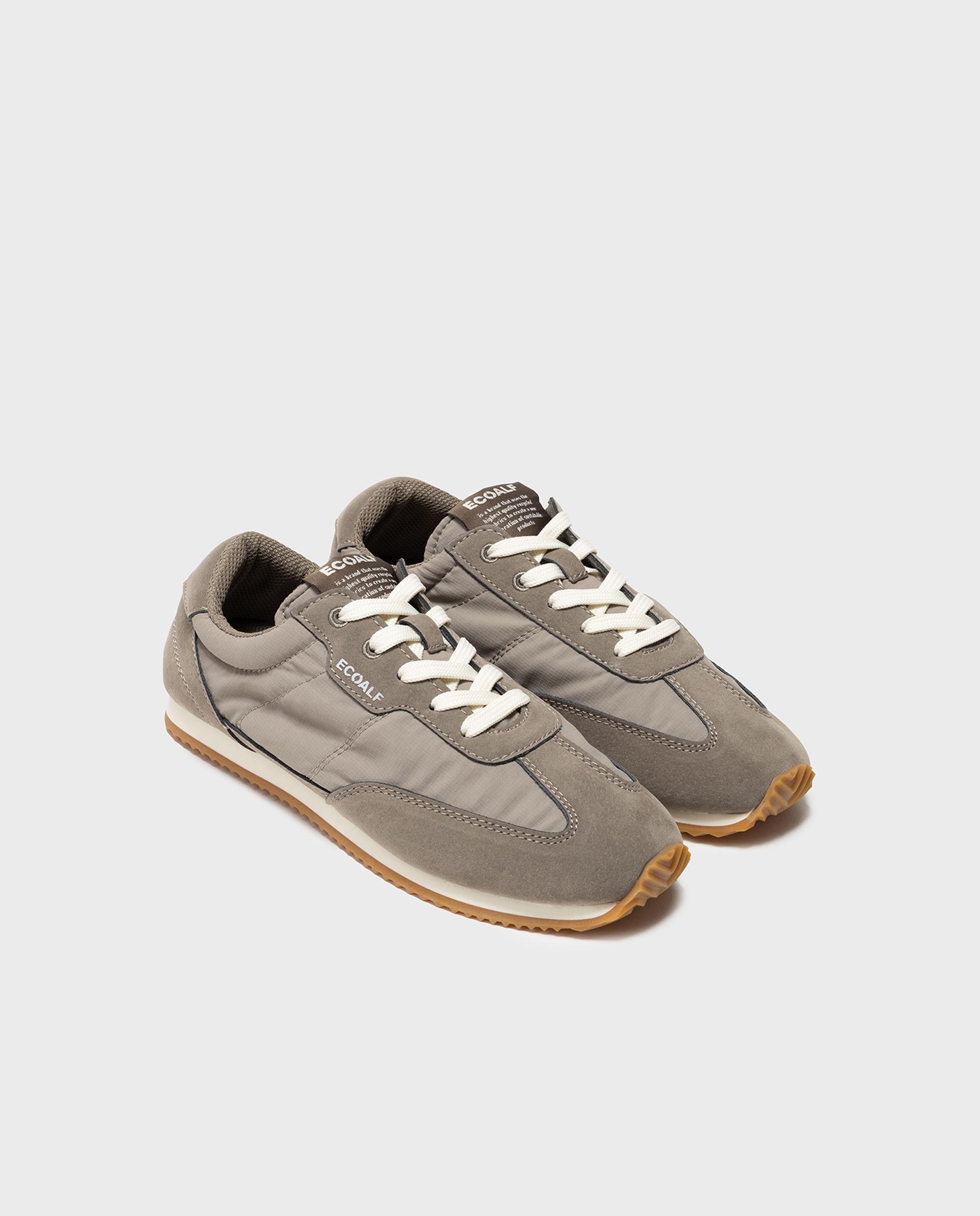 Zapatillas deportivas de mujer denver fabricadas en nailon reciclado - Ecoalf - Marrón Marrón-2
