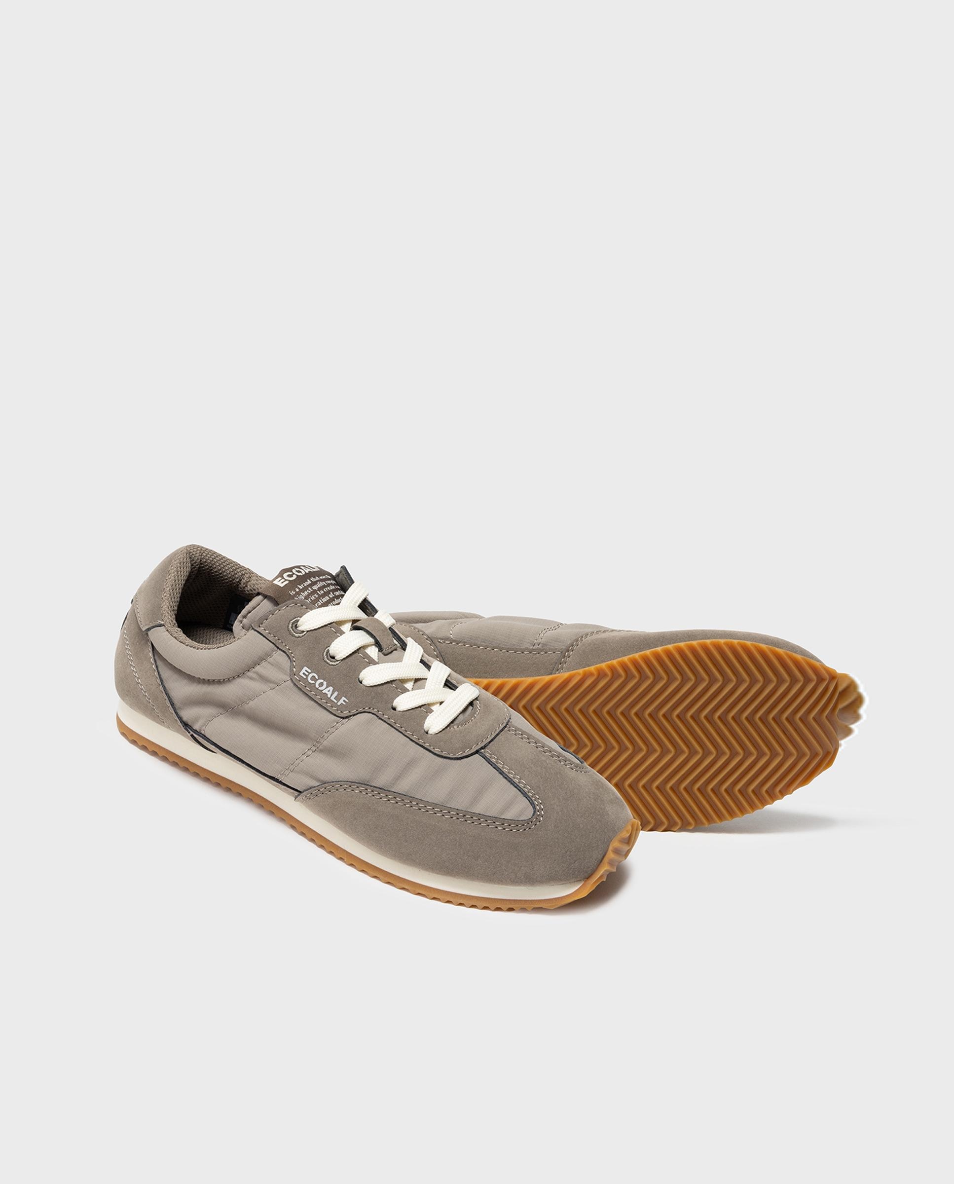 Zapatillas deportivas de mujer denver fabricadas en nailon reciclado - Ecoalf - Marrón Marrón-4