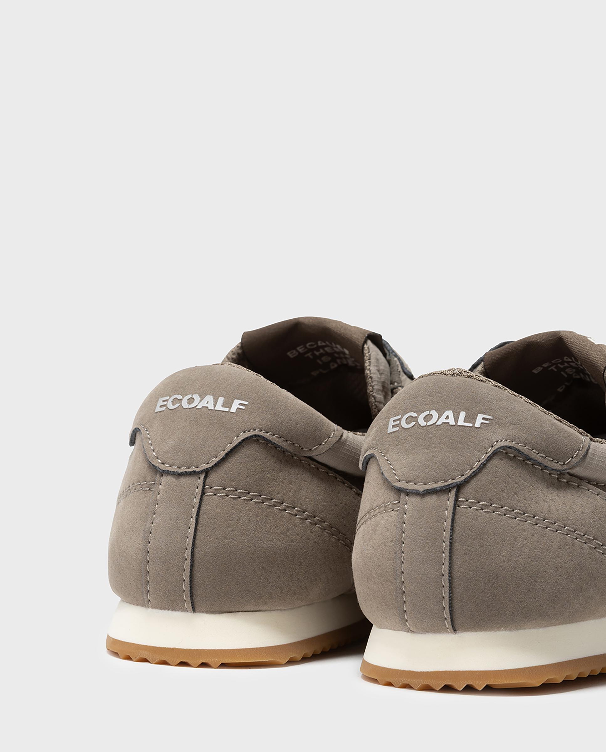 Zapatillas deportivas de mujer denver fabricadas en nailon reciclado - Ecoalf - Marrón Marrón-5