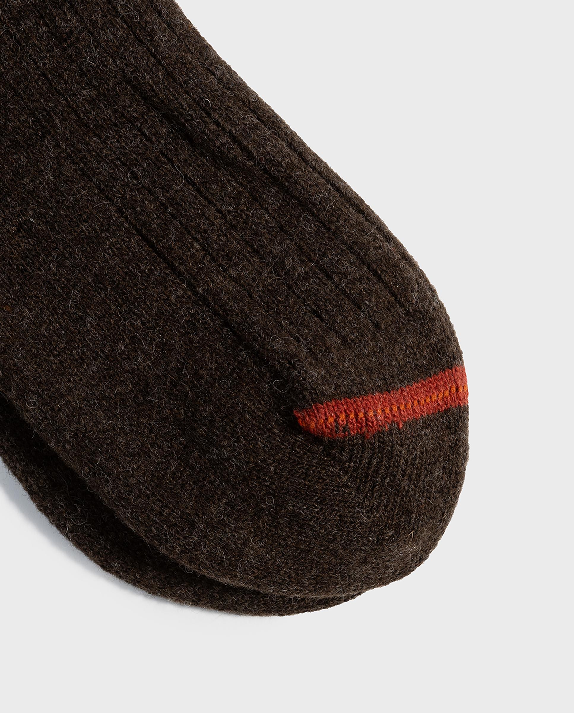 Imagen 3 de Calcetines altos de hombre contraste con diseño cálido y suave - Ecoalf - Marrón Marrón