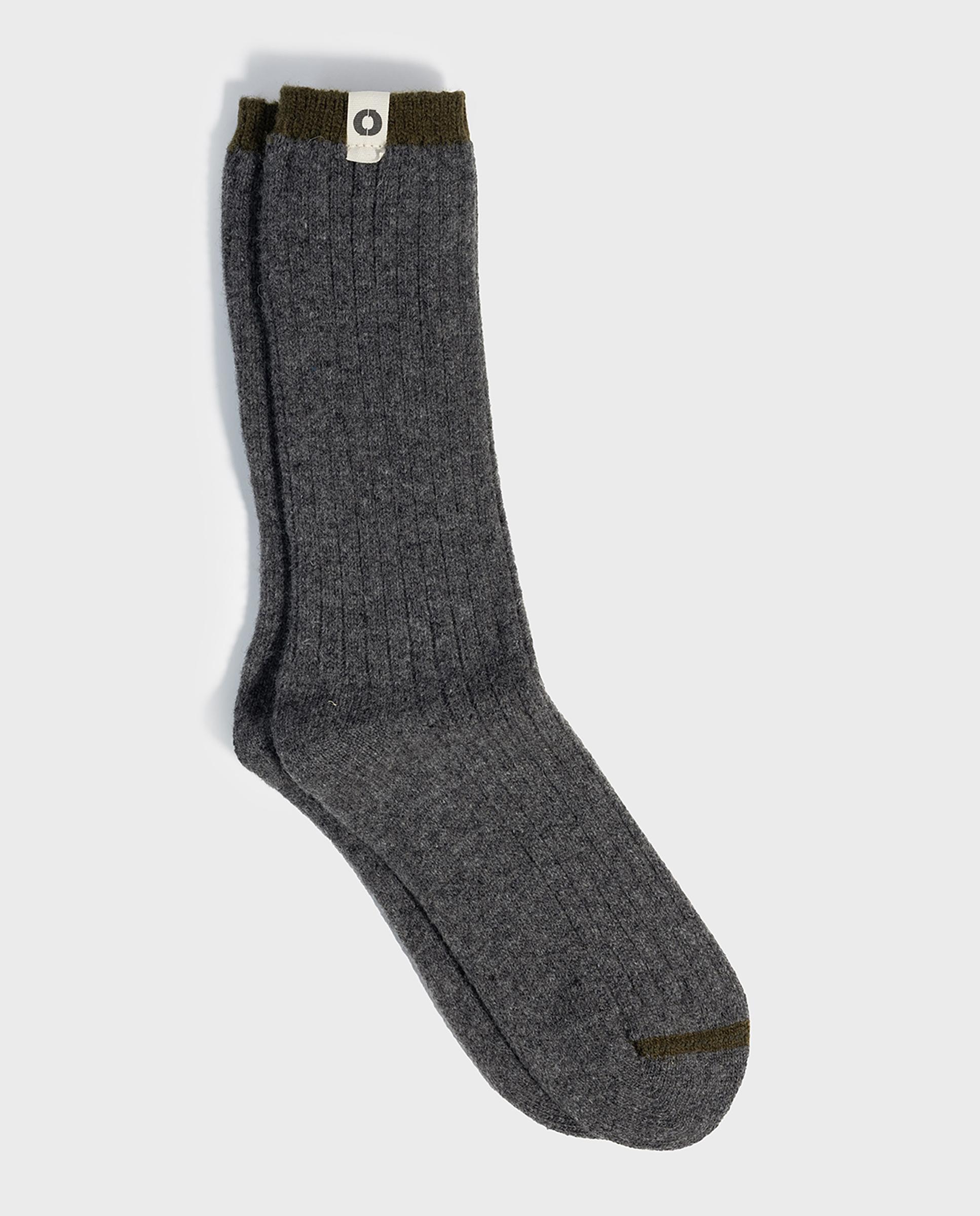 Imagen 1 de Calcetines altos de hombre contraste con diseño cálido y suave - Ecoalf - Gris Gris
