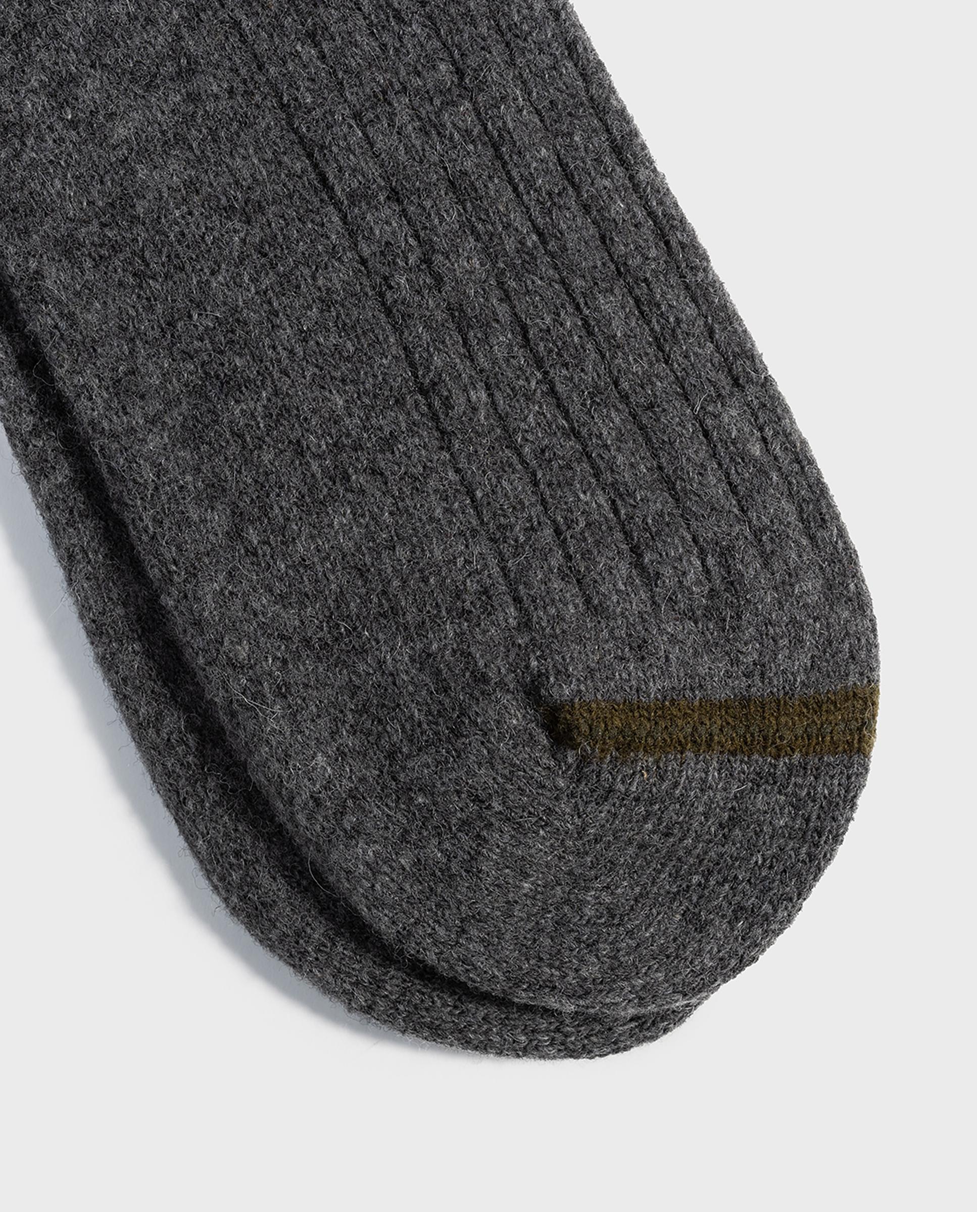 Imagen 3 de Calcetines altos de hombre contraste con diseño cálido y suave - Ecoalf - Gris Gris