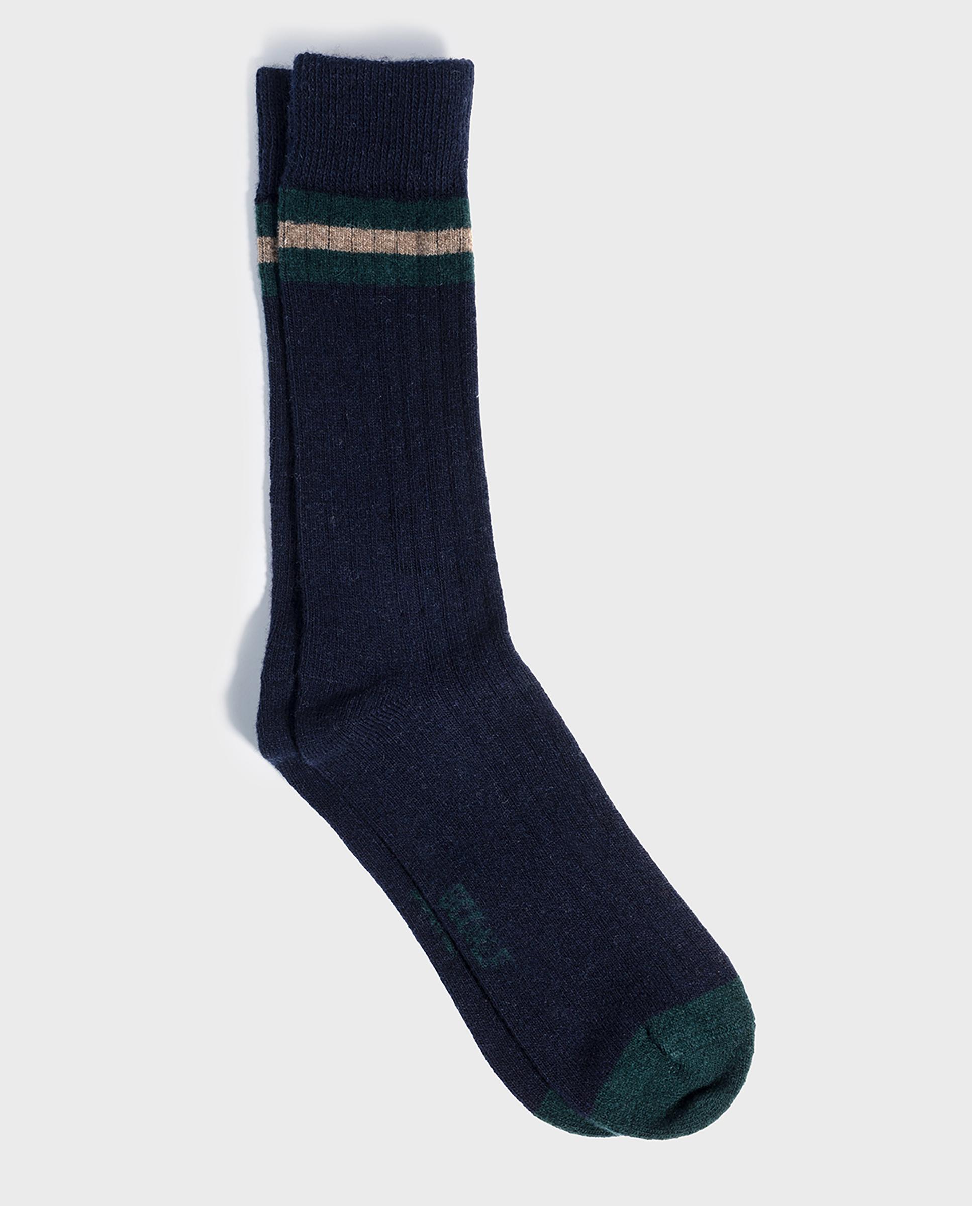 Imagen 1 de Calcetines altos de hombre mountain con diseño cálido y suave Azul marino