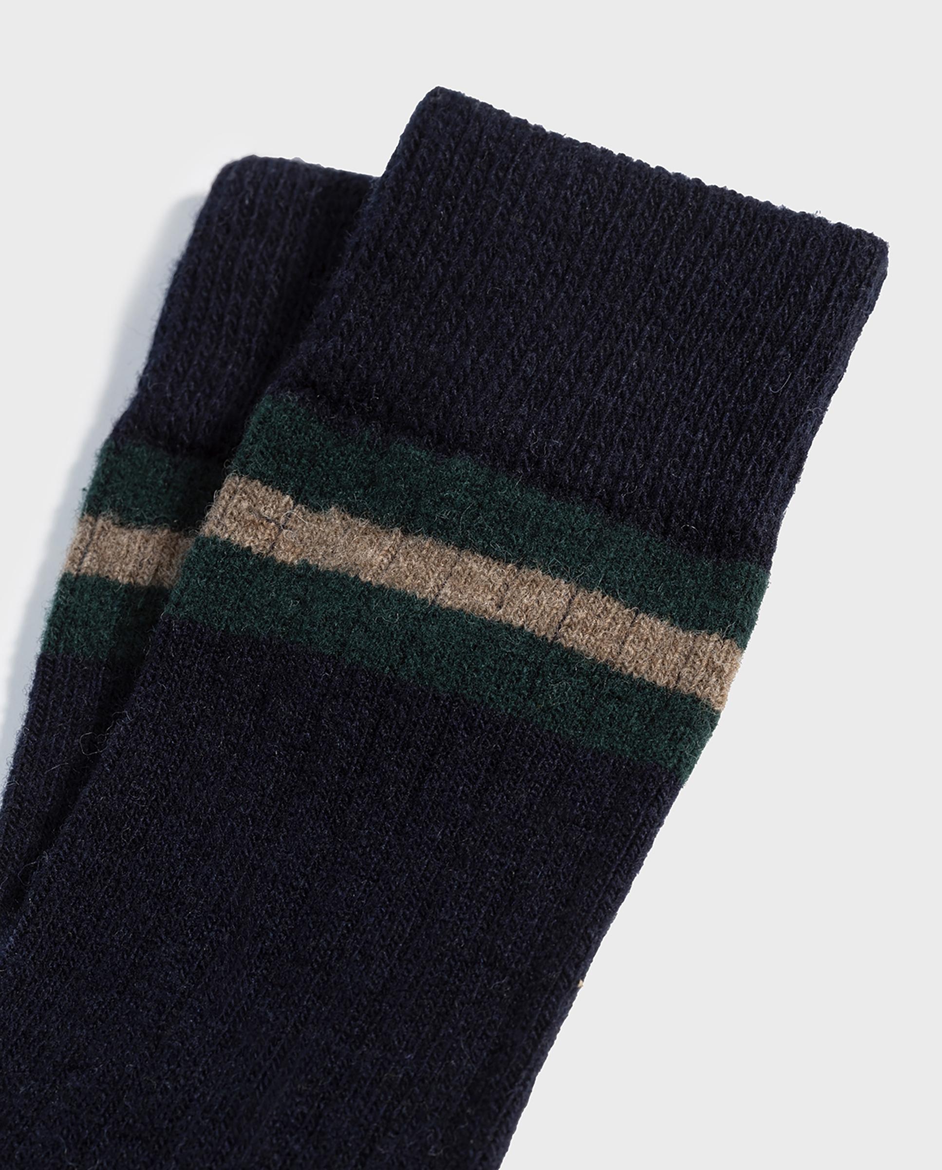 Imagen 3 de Calcetines altos de hombre mountain con diseño cálido y suave - Ecoalf - Azul marino Azul marino