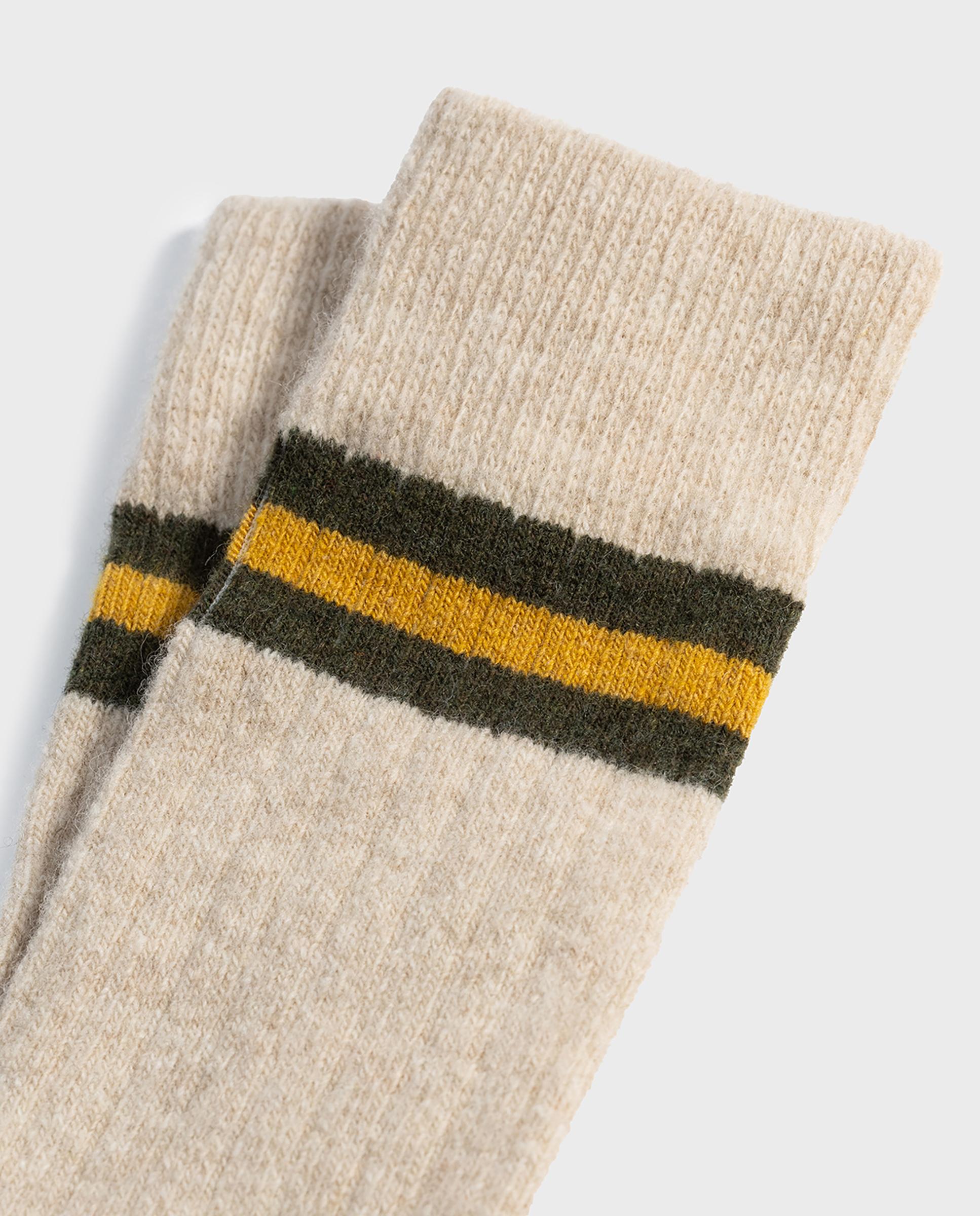 Imagen 3 de Calcetines altos de hombre mountain con diseño cálido y suave - Ecoalf - Beige Beige
