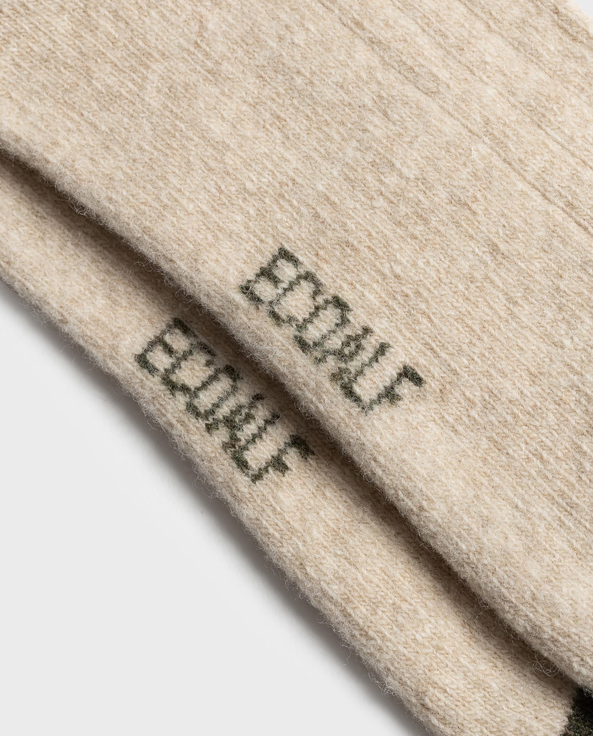 Imagen 2 de Calcetines altos de hombre mountain con diseño cálido y suave - Ecoalf - Beige Beige