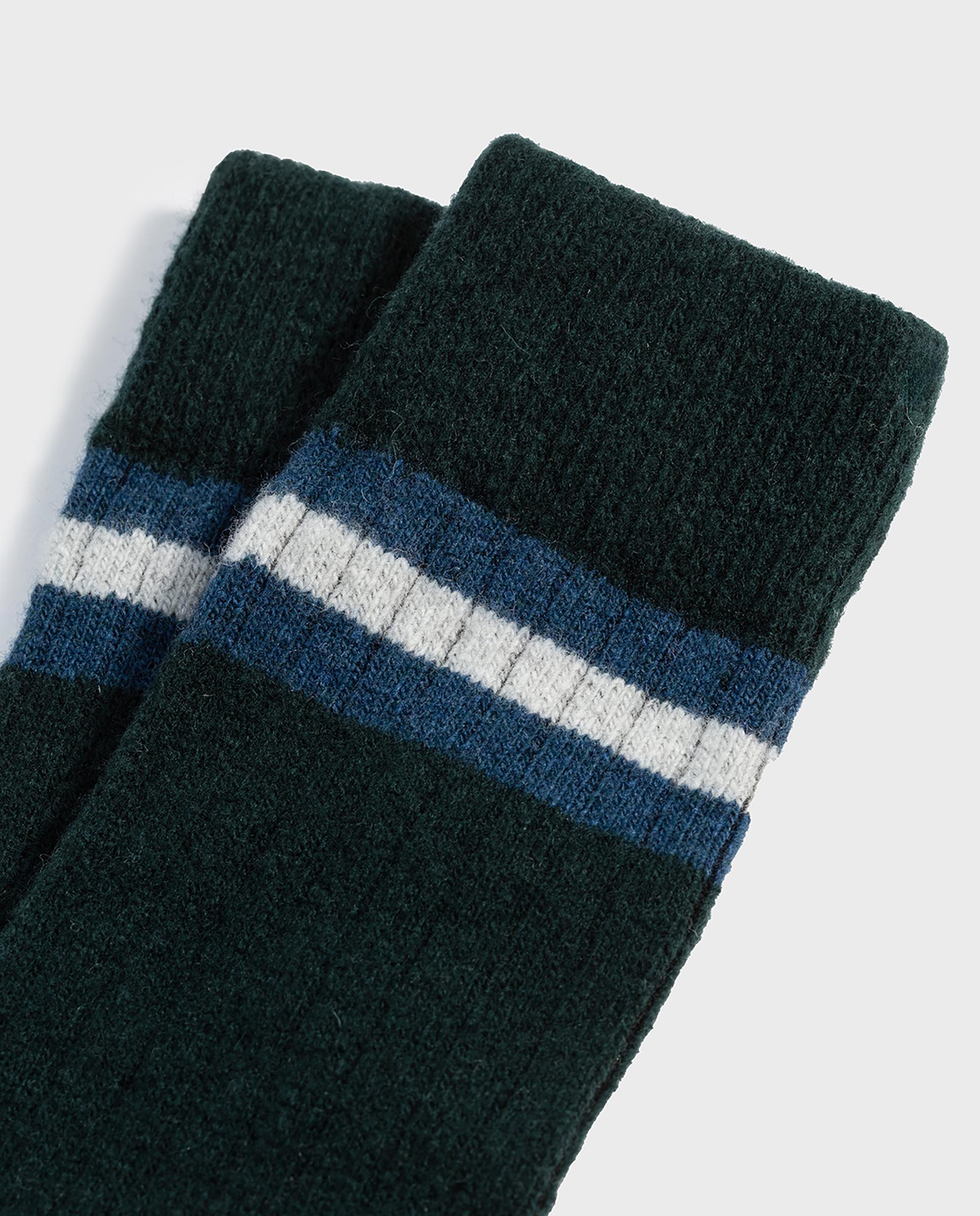 Imagen 3 de Calcetines altos de hombre mountain con diseño cálido y suave - Ecoalf - Verde Verde