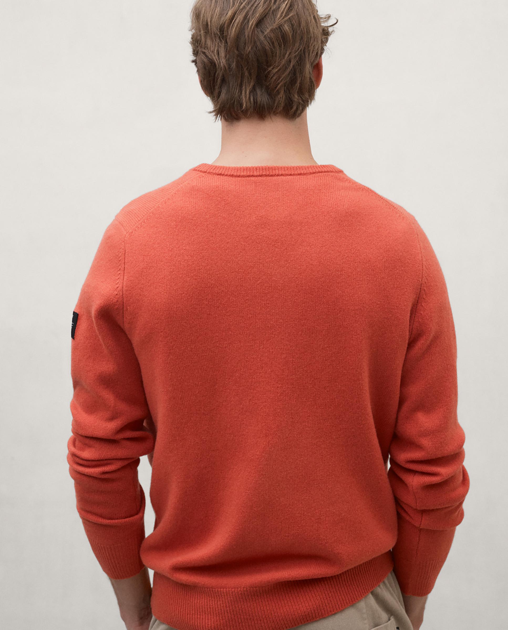 Jersey de hombre valle con cuello de pico - Ecoalf - Naranja Naranja-3